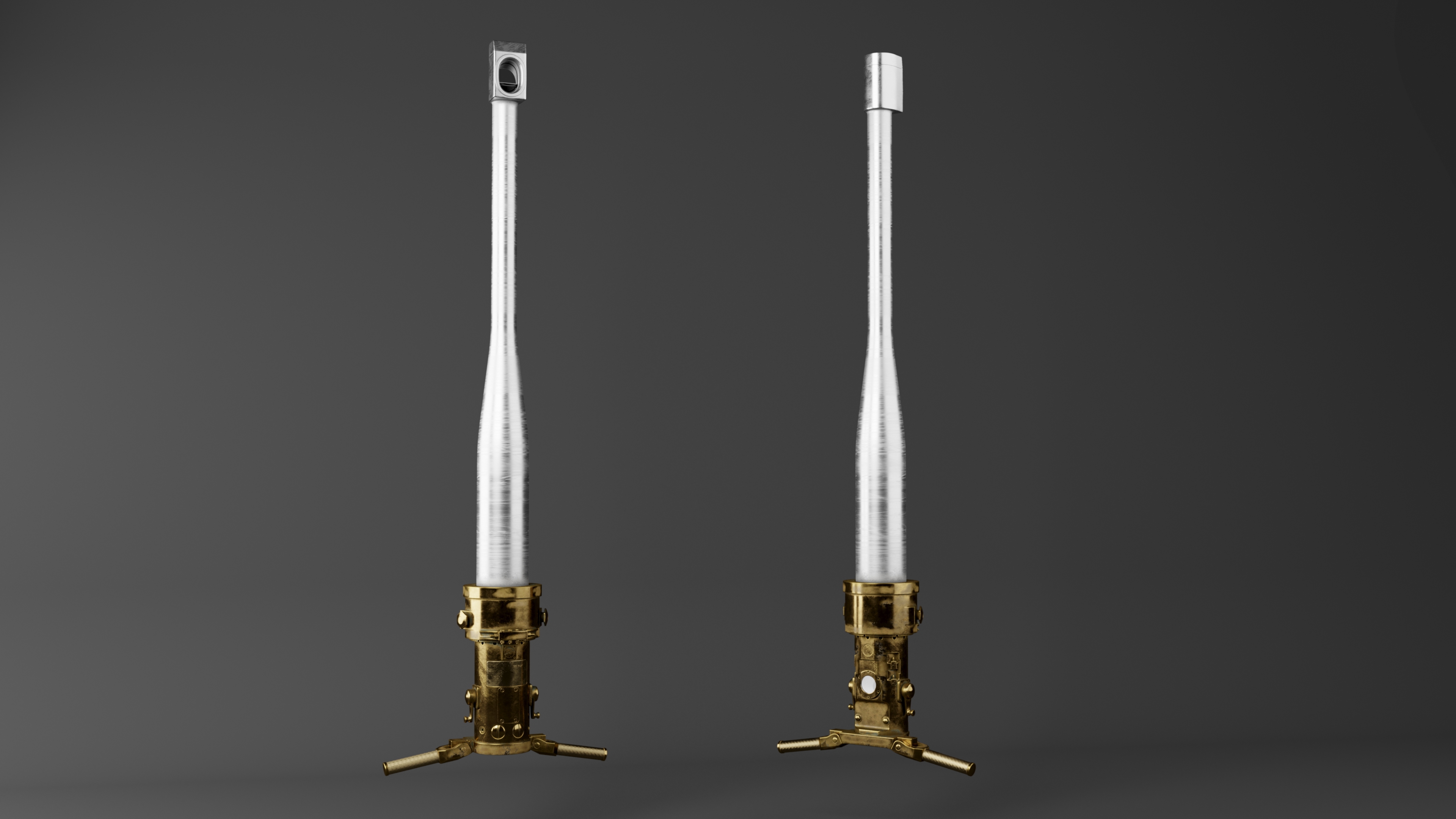 3D model Retro Submarine Periscope