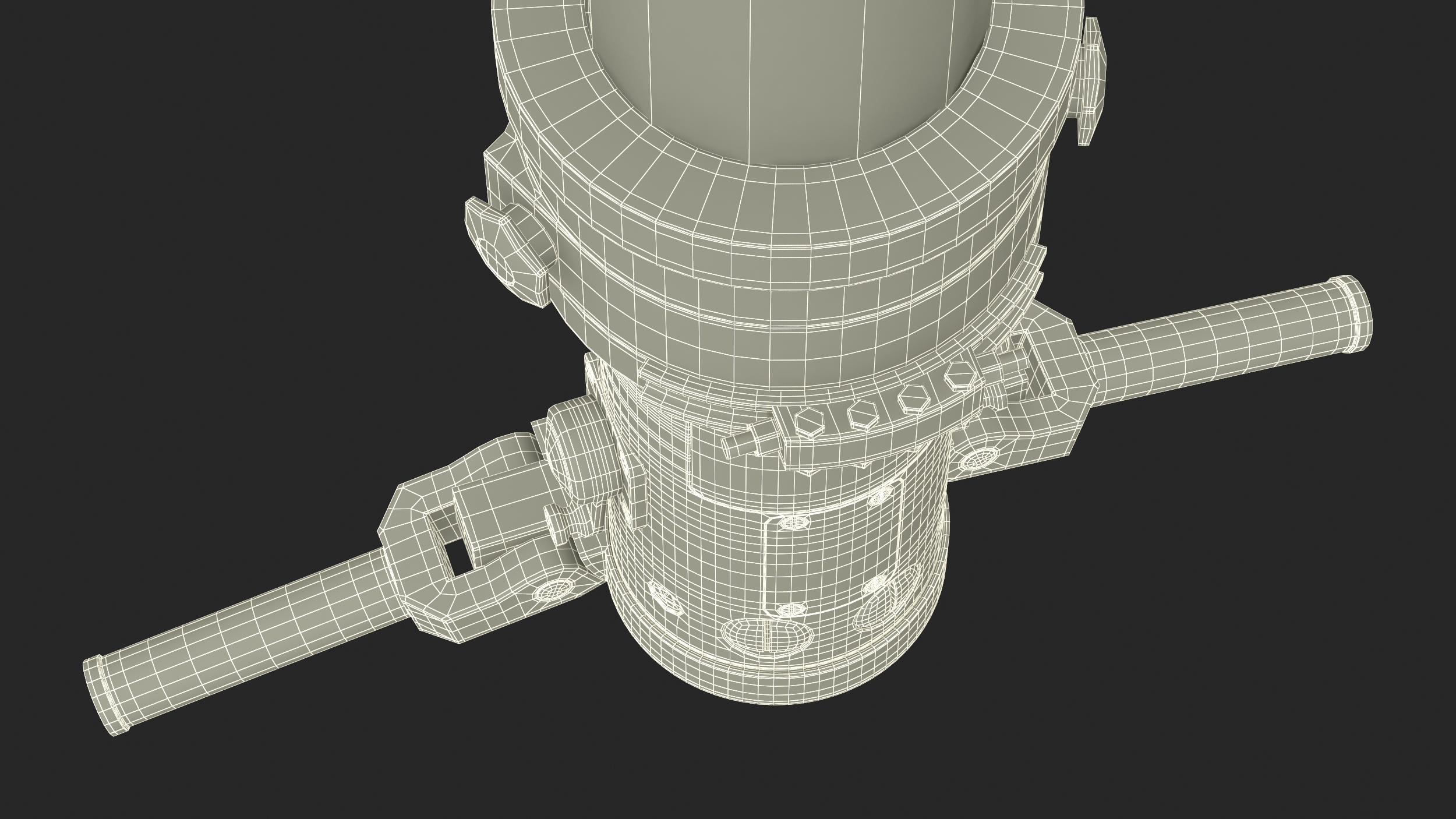 3D model Retro Submarine Periscope