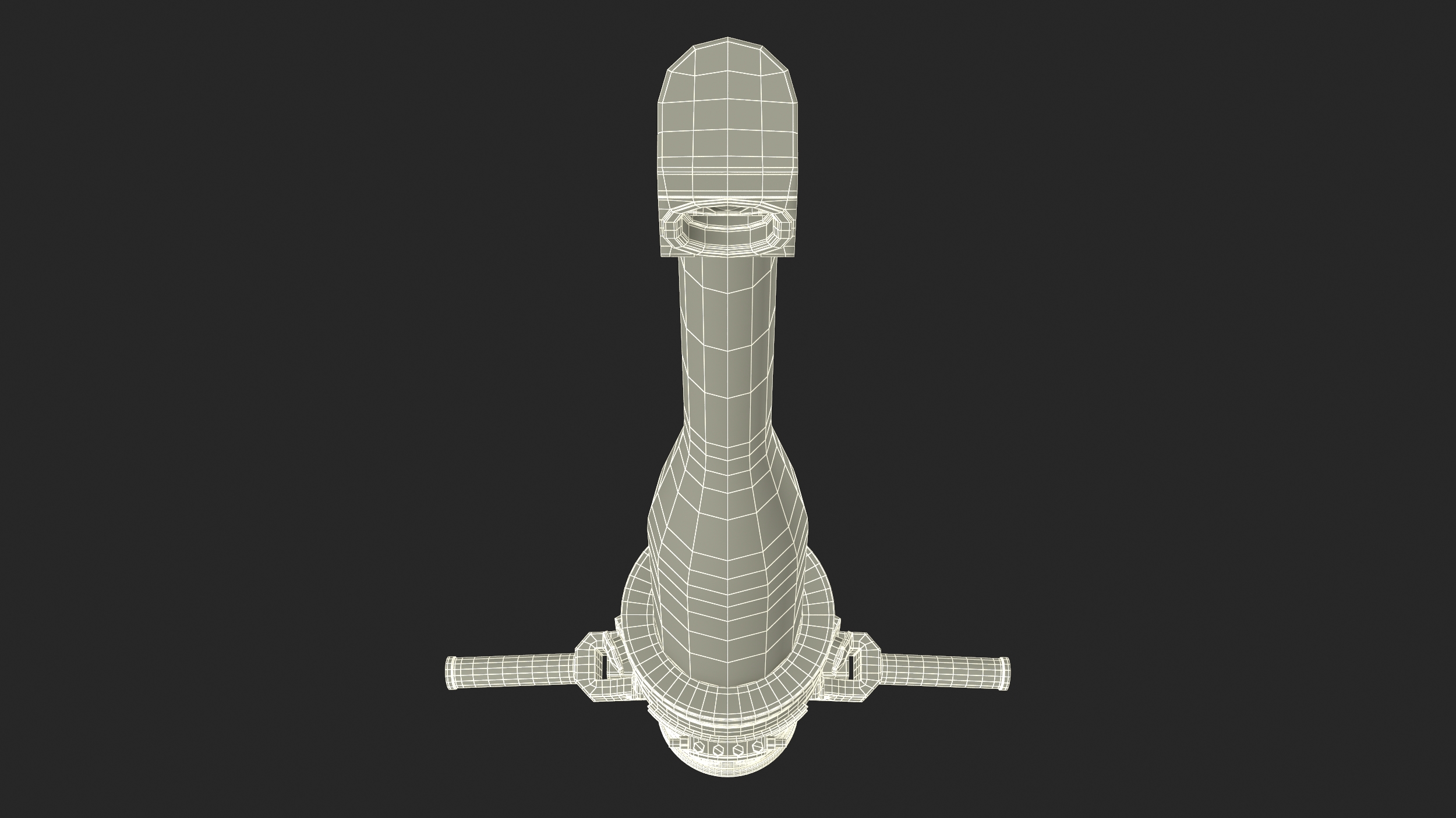 3D model Retro Submarine Periscope