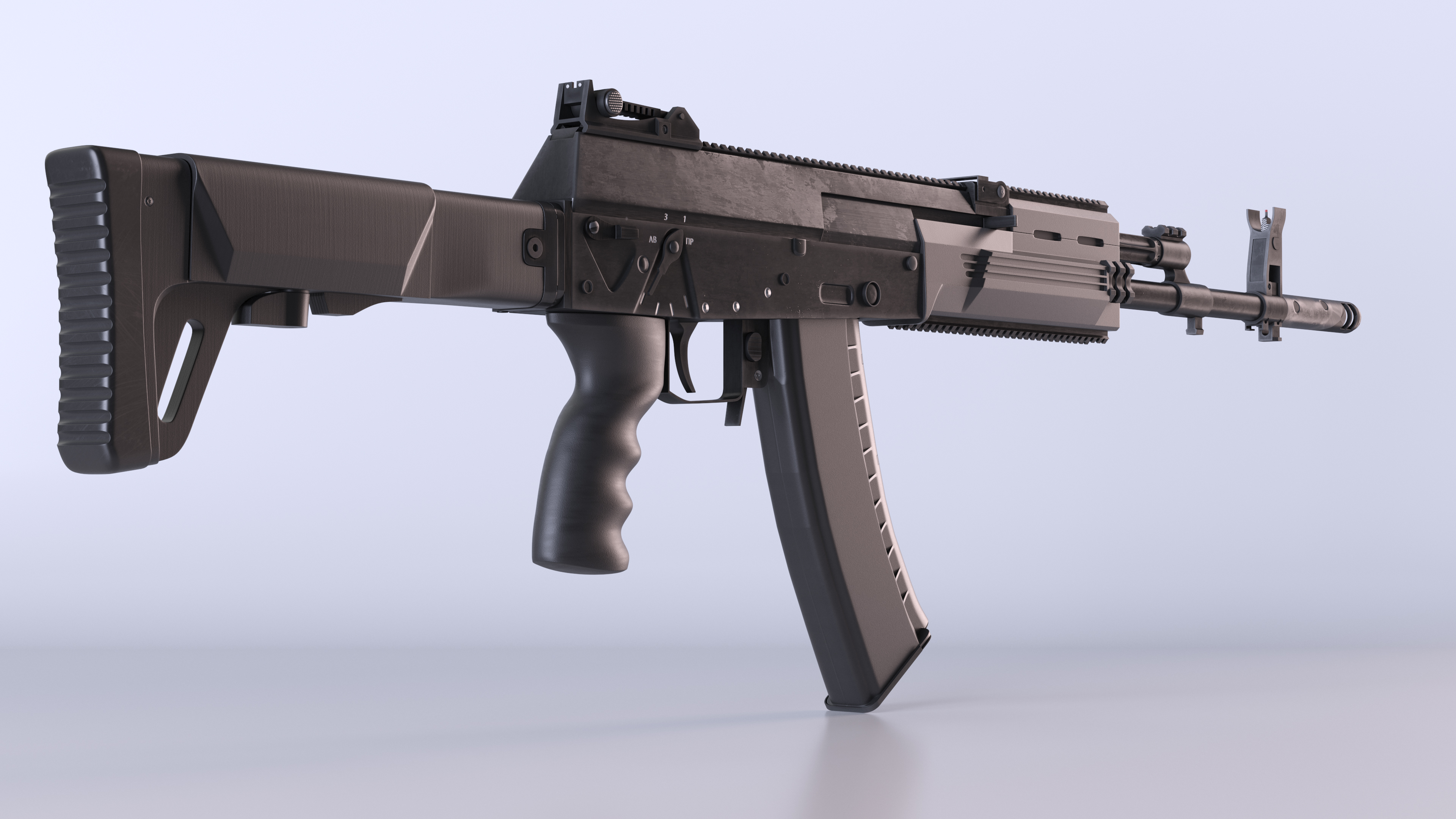 3D Assault Rifle AK-12 2011 New model