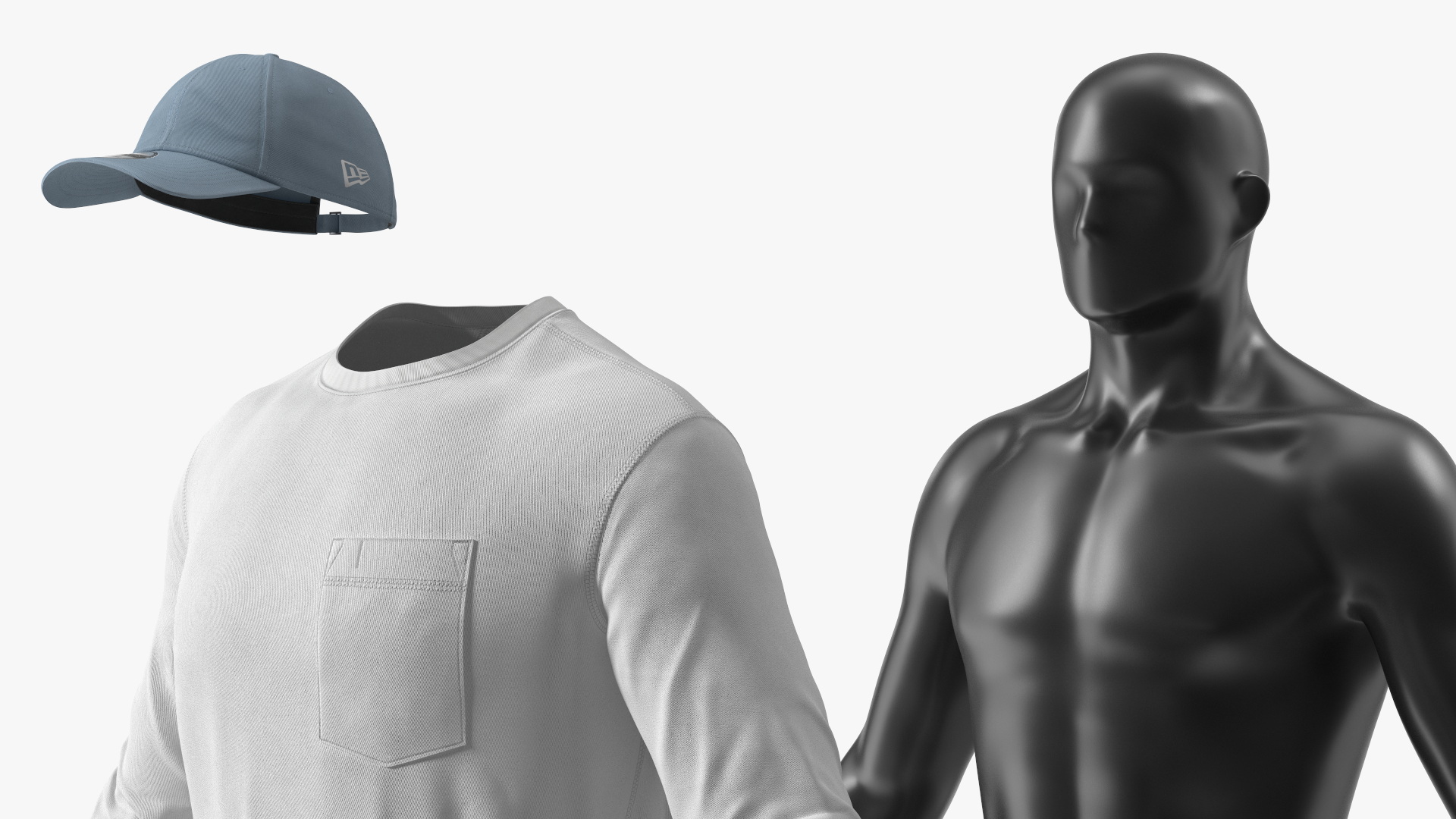 Worker Uniform with New Era Cap Gray - view 2