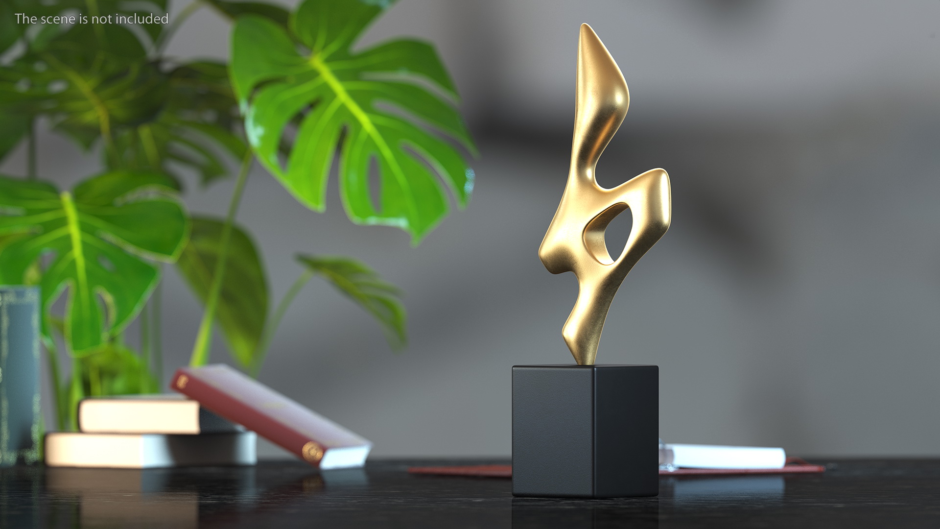 3D model Home Decor Sculpture Gold