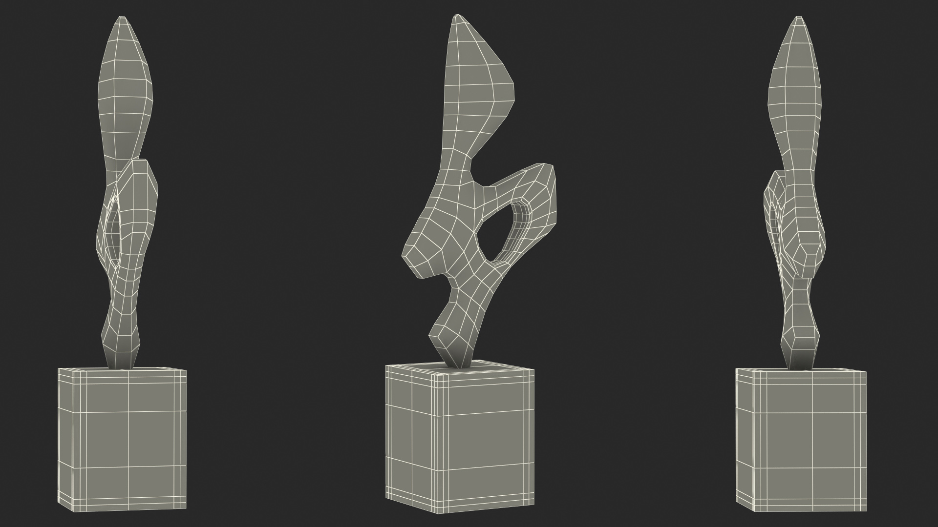 3D model Home Decor Sculpture Gold