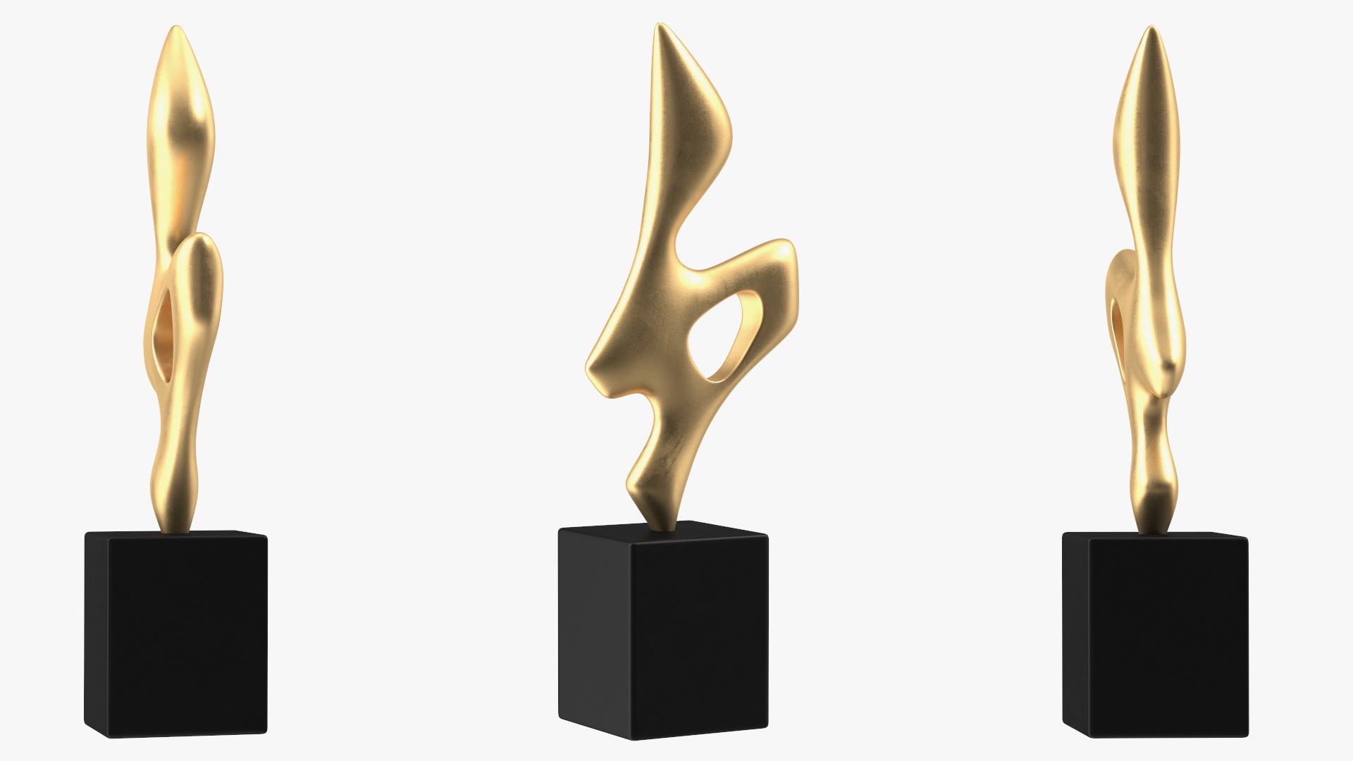 3D model Home Decor Sculpture Gold