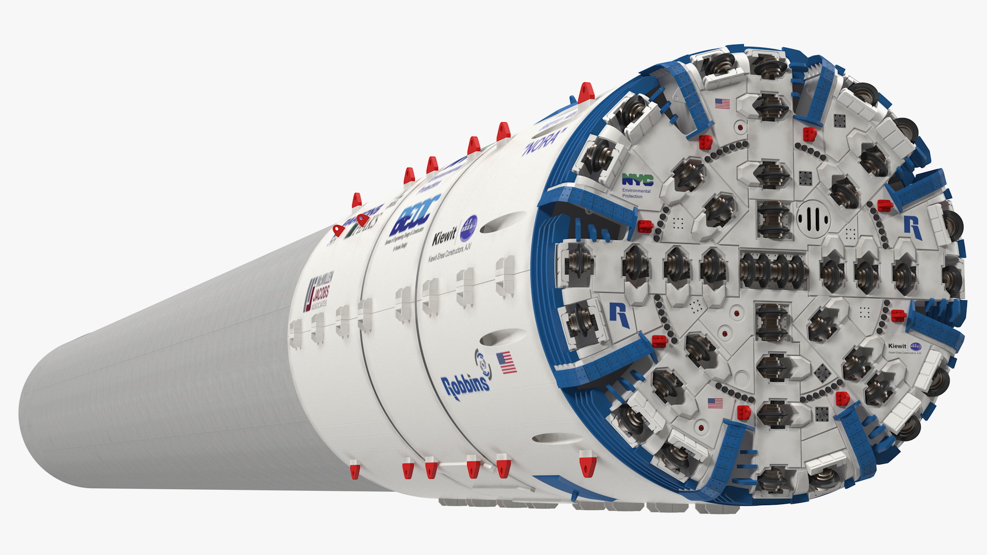 3D Nora Tunnel Boring Machine