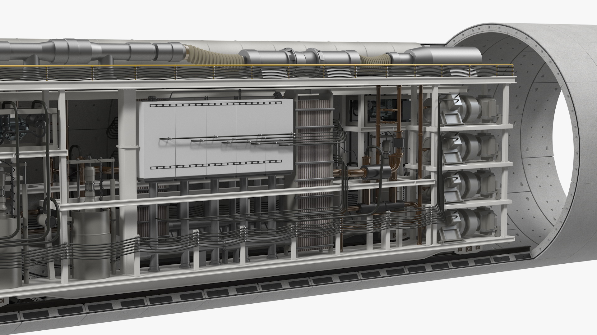 3D Nora Tunnel Boring Machine