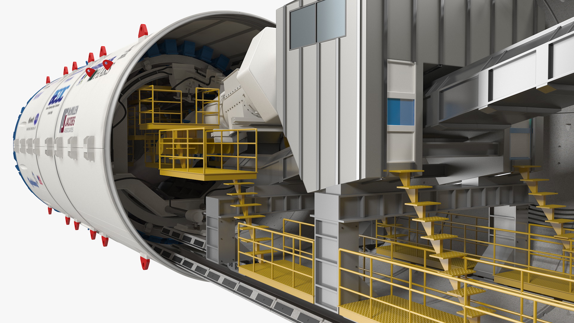 3D Nora Tunnel Boring Machine