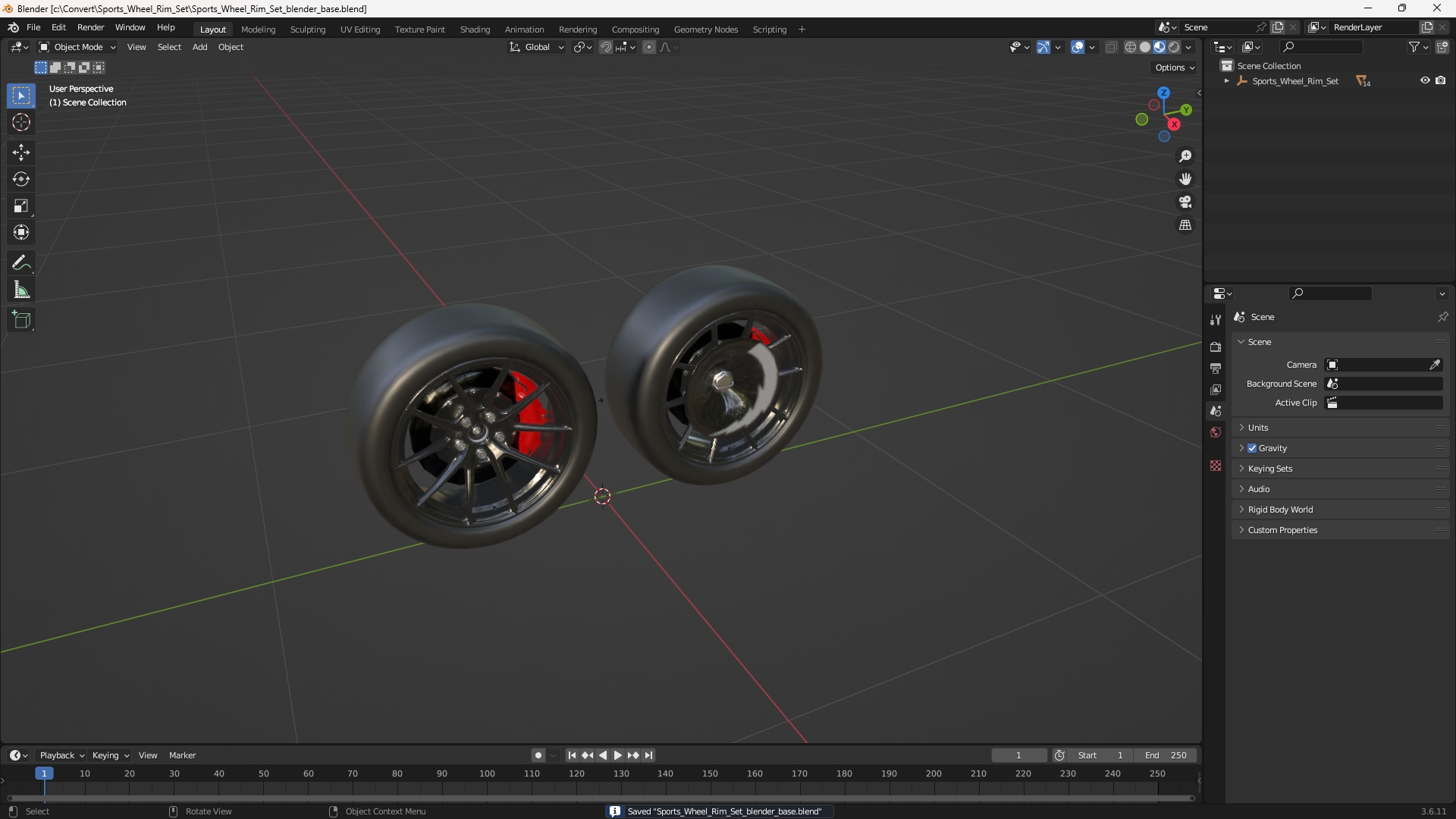 Sports Wheel Rim Set - view 10