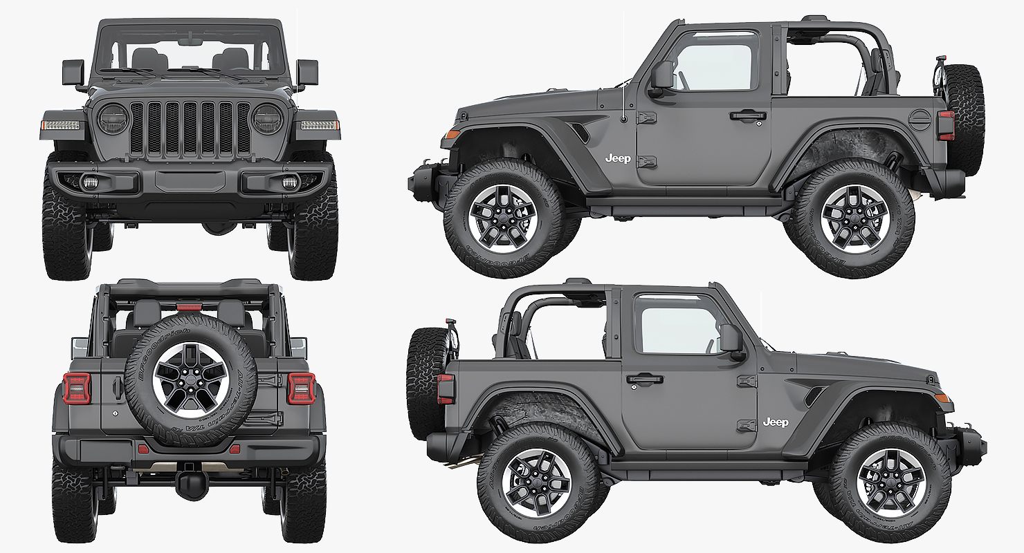3D Jeep Wrangler Rubicon