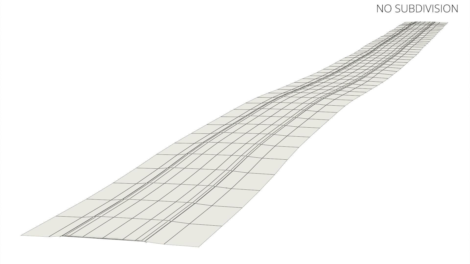 Two Lane Road Section with Gravel Sides - view 7