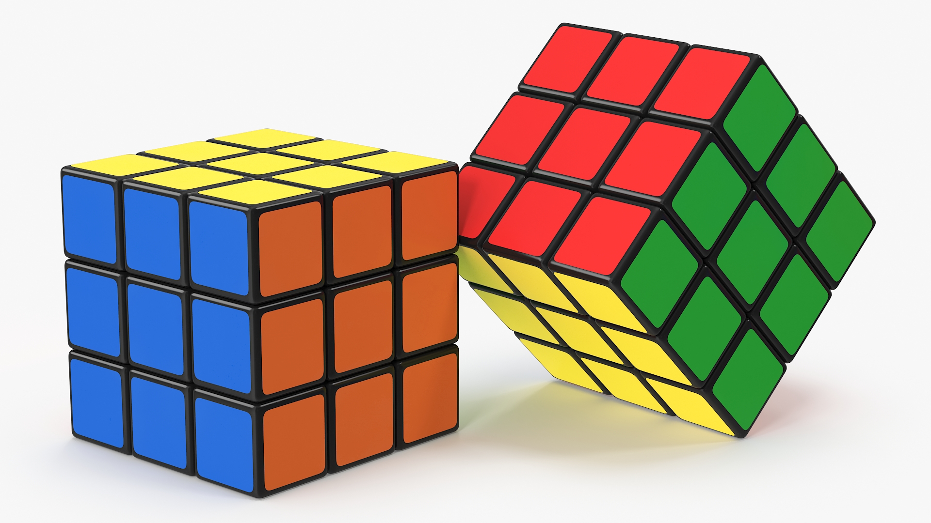 3D Rubiks Cube Puzzle model