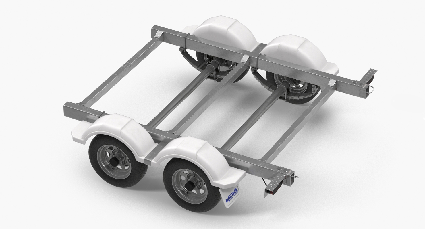 3D model Trailer Back Chassis