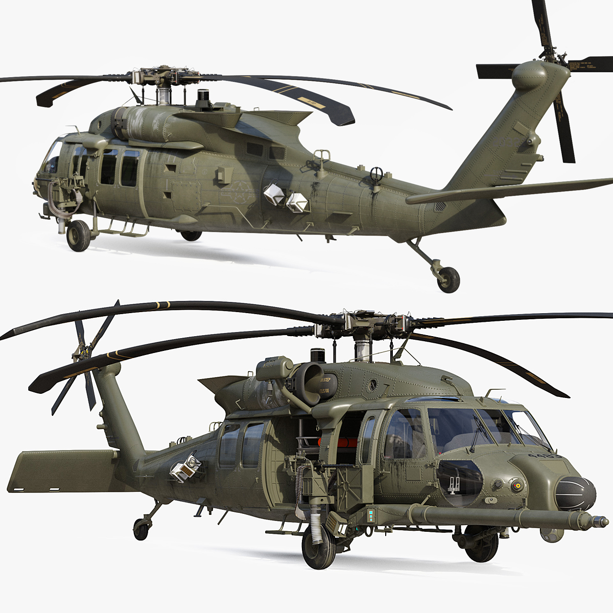 Combat Rescue Helicopter Sikorsky HH60G Pave Hawk