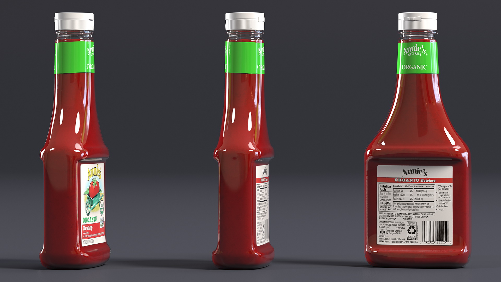 Annies Organic Ketchup Bottle 3D model