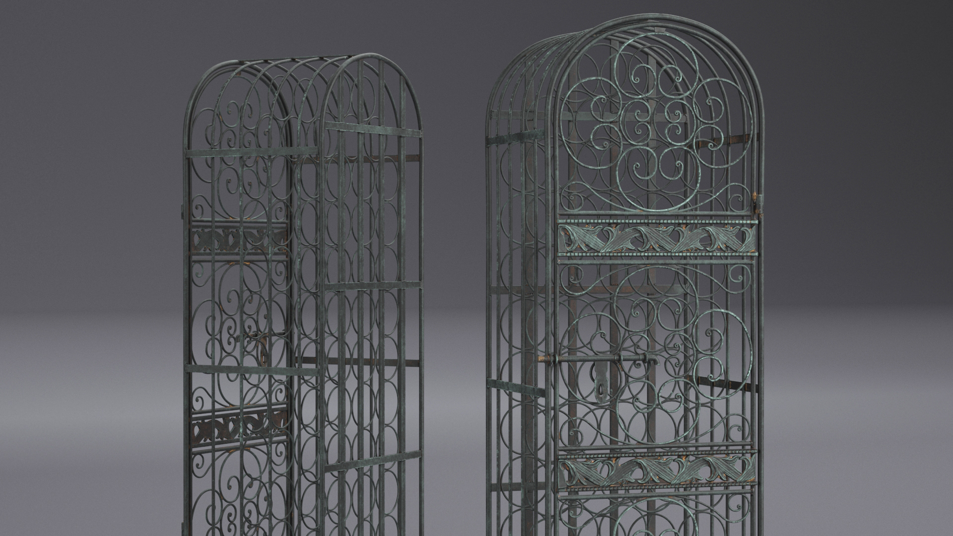 3D Wine Storage Cage Old