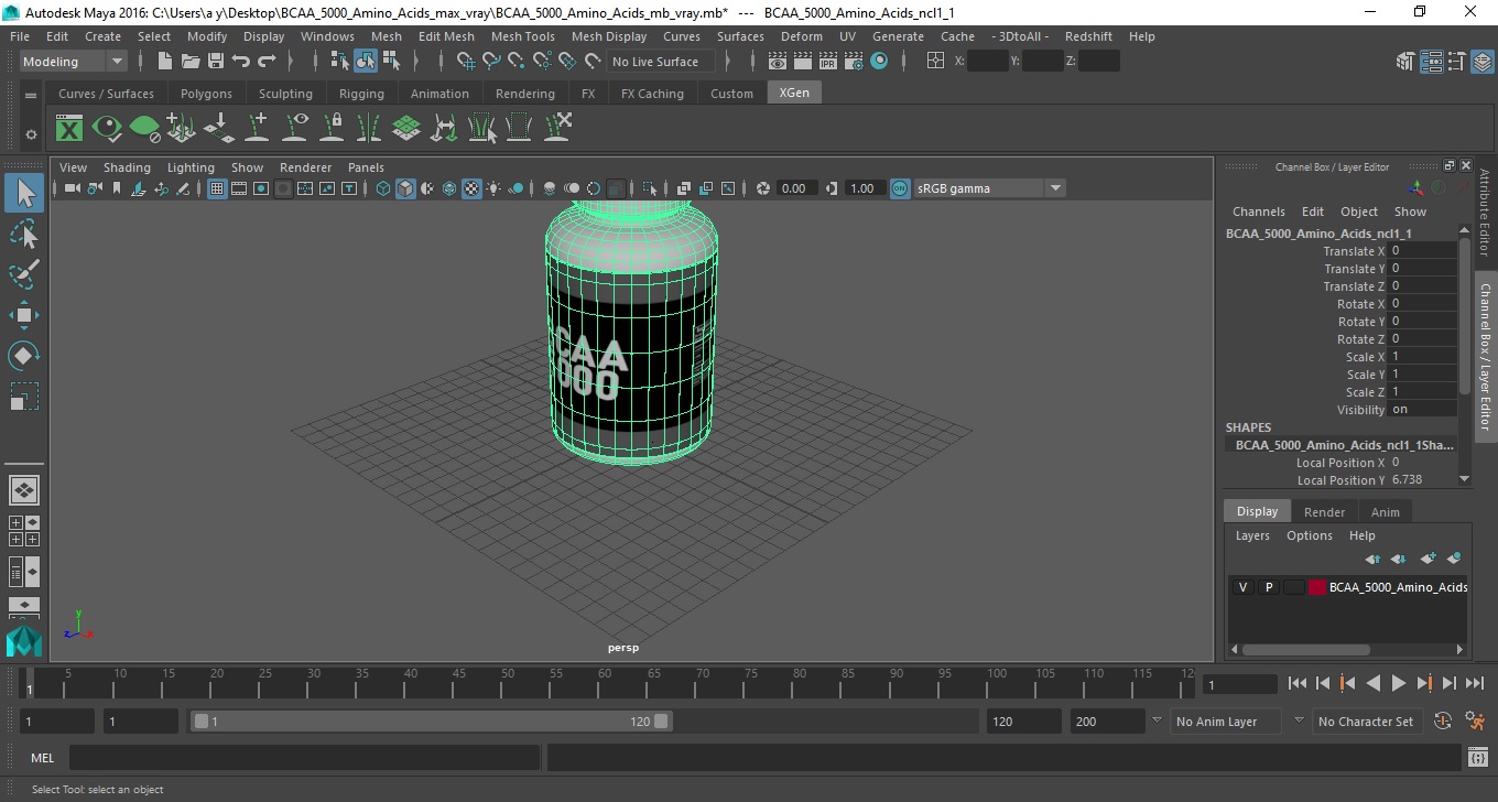 3D BCAA 5000 Amino Acids