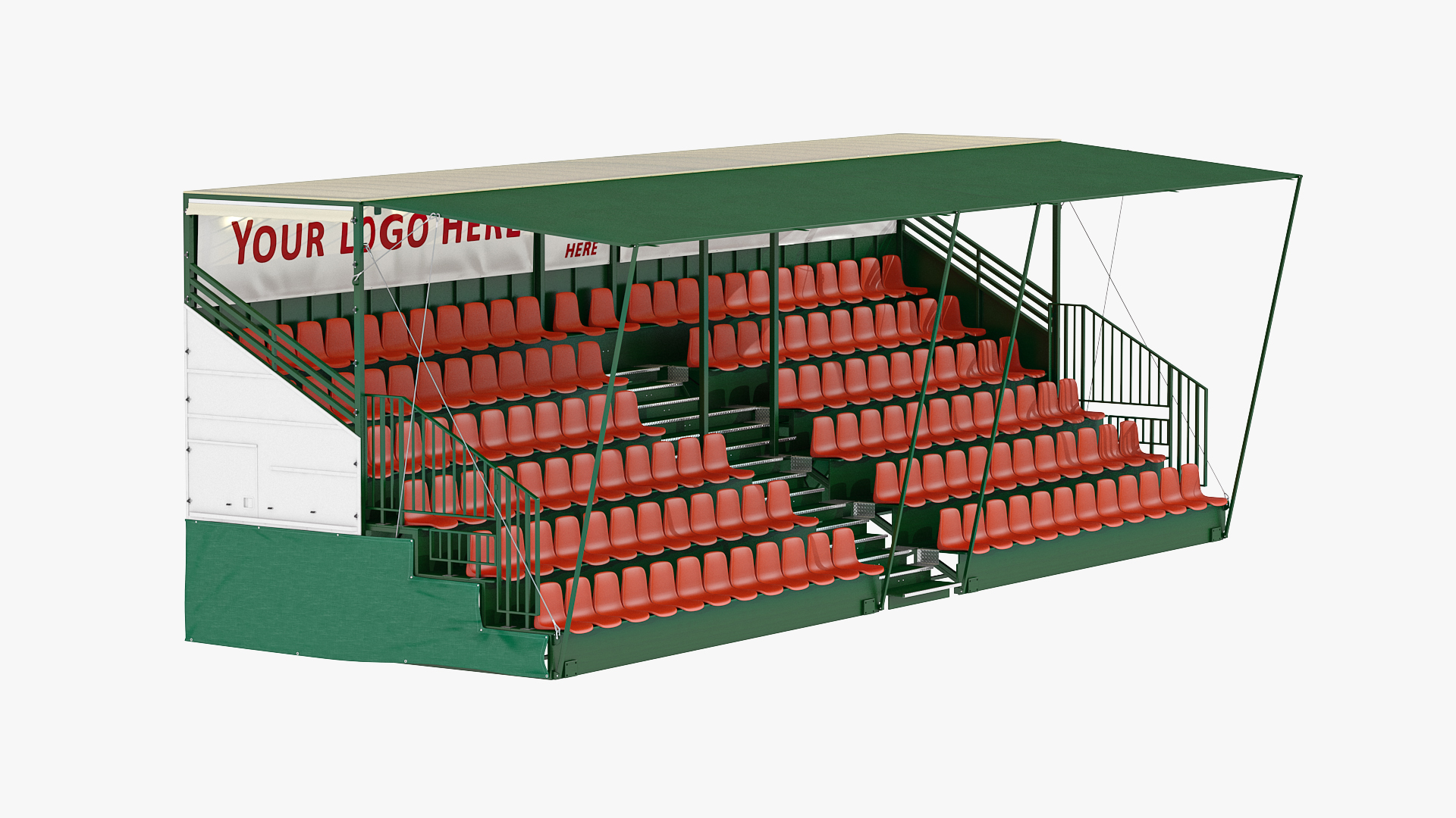 Spectator Portable Grandstand 3D model