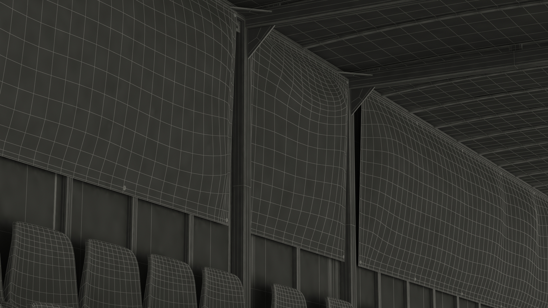 Spectator Portable Grandstand 3D model