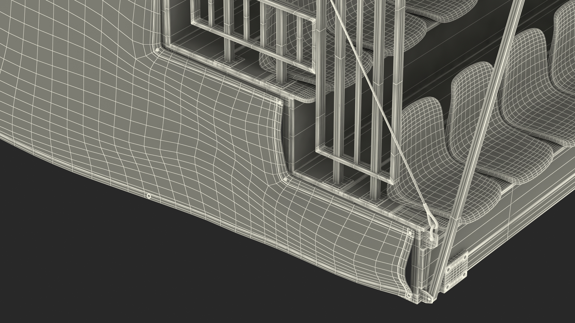 Spectator Portable Grandstand 3D model