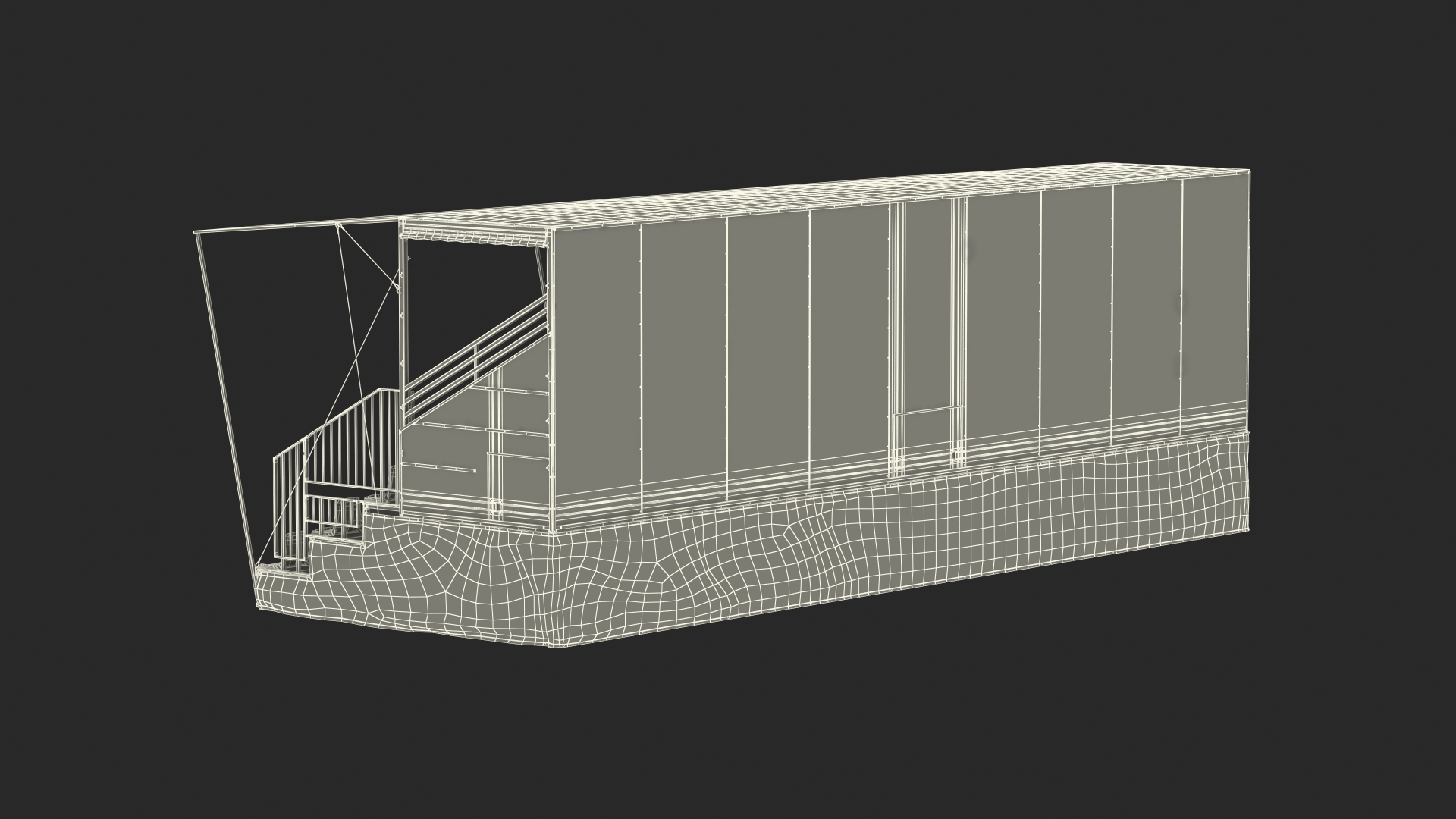 Spectator Portable Grandstand 3D model