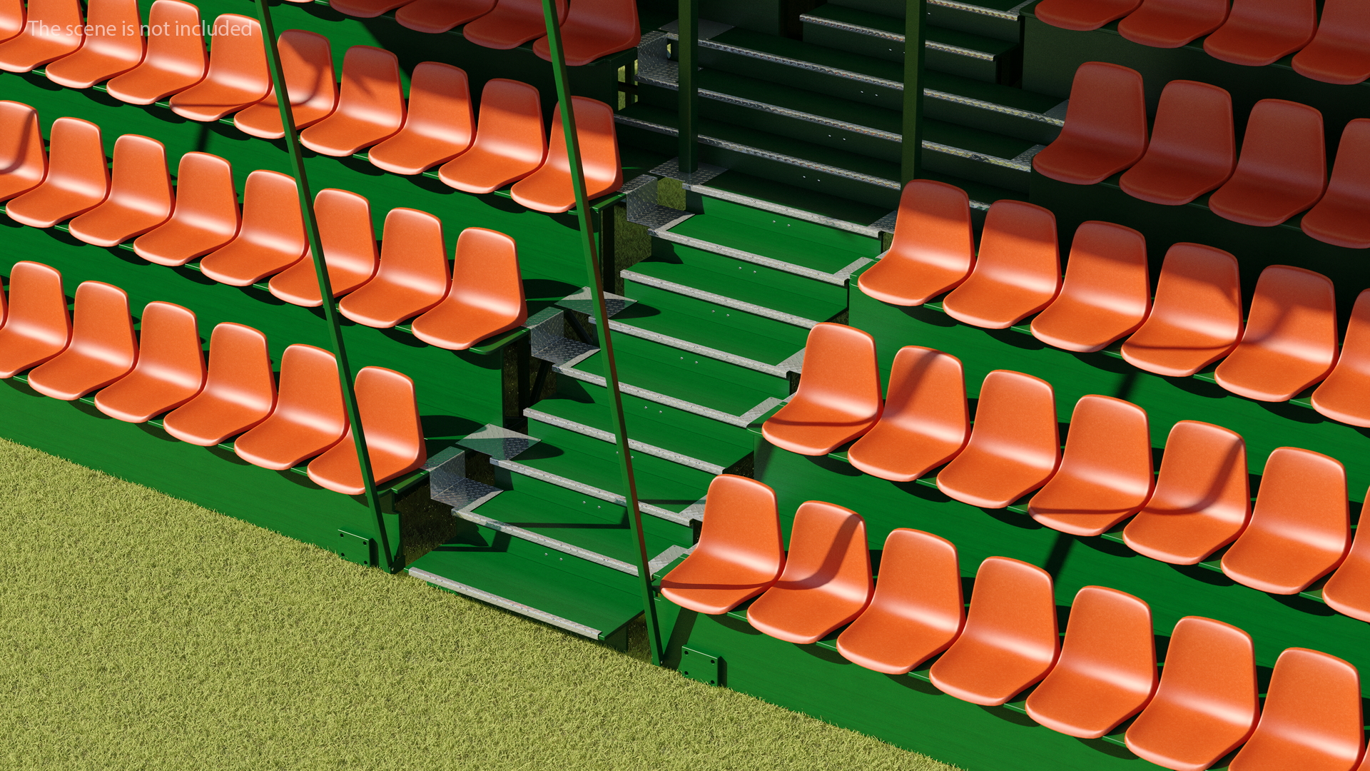 Spectator Portable Grandstand 3D model