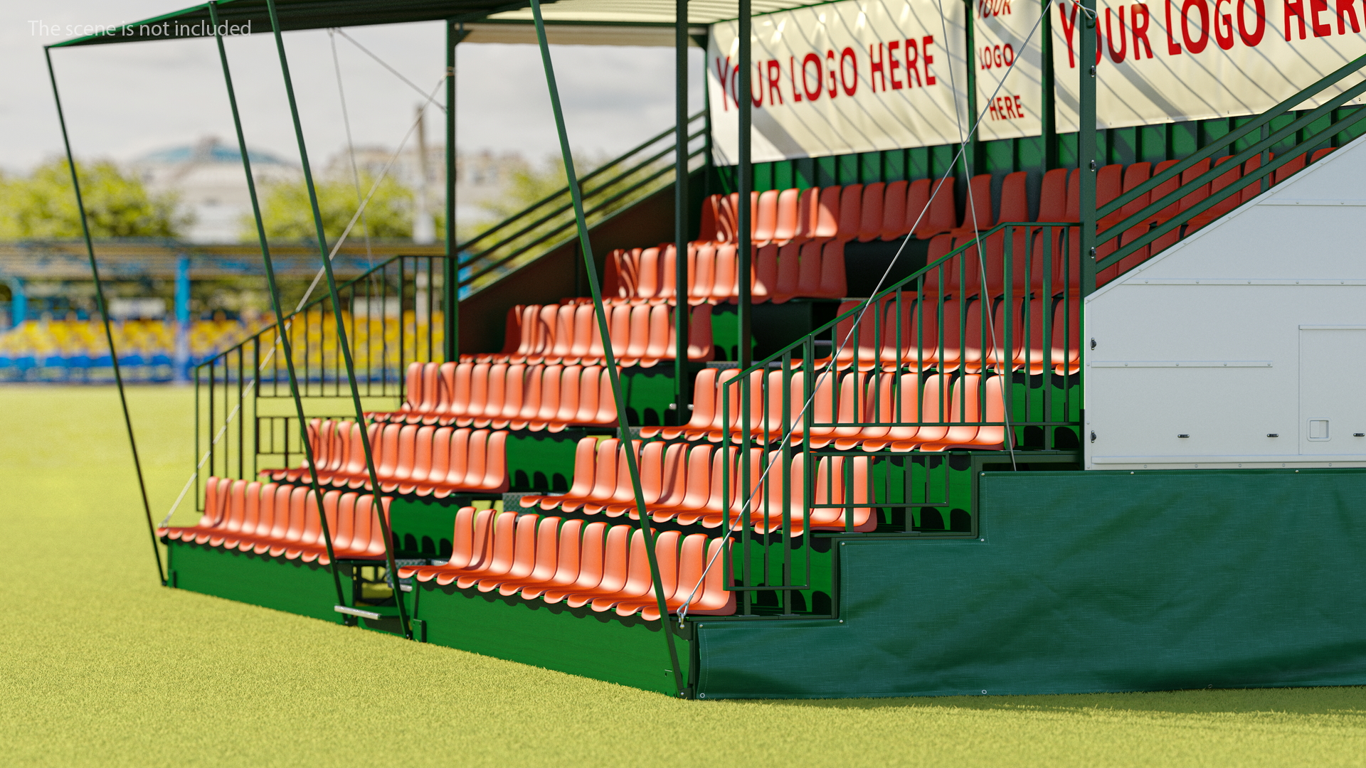 Spectator Portable Grandstand 3D model
