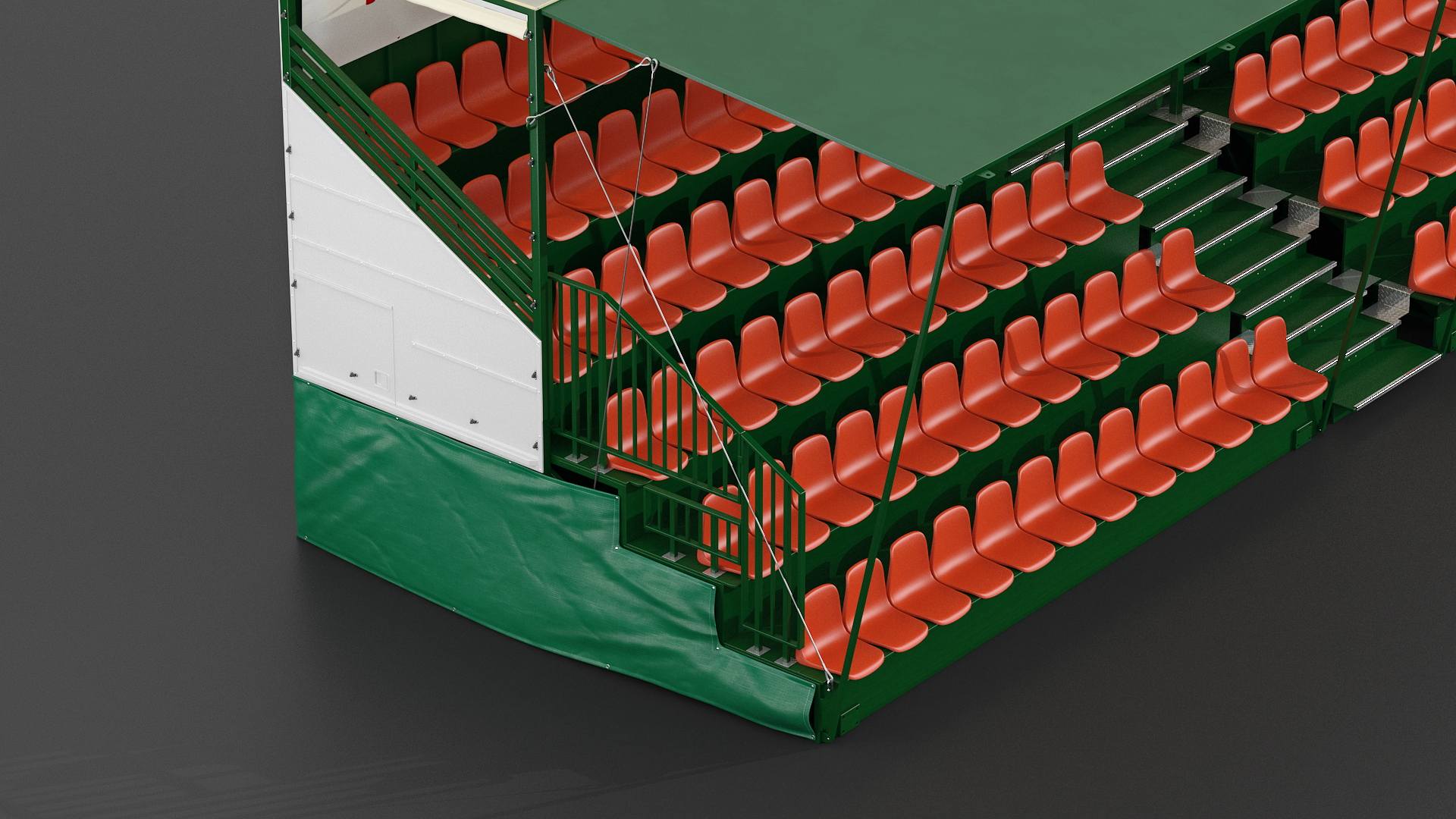 Spectator Portable Grandstand 3D model
