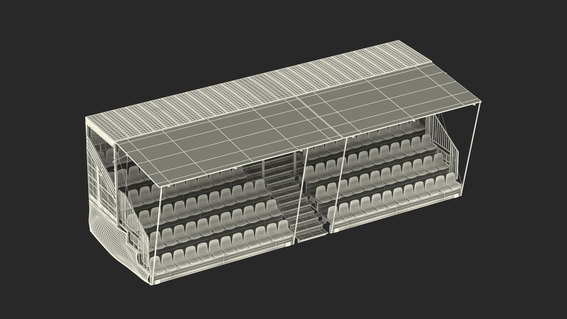 Spectator Portable Grandstand 3D model