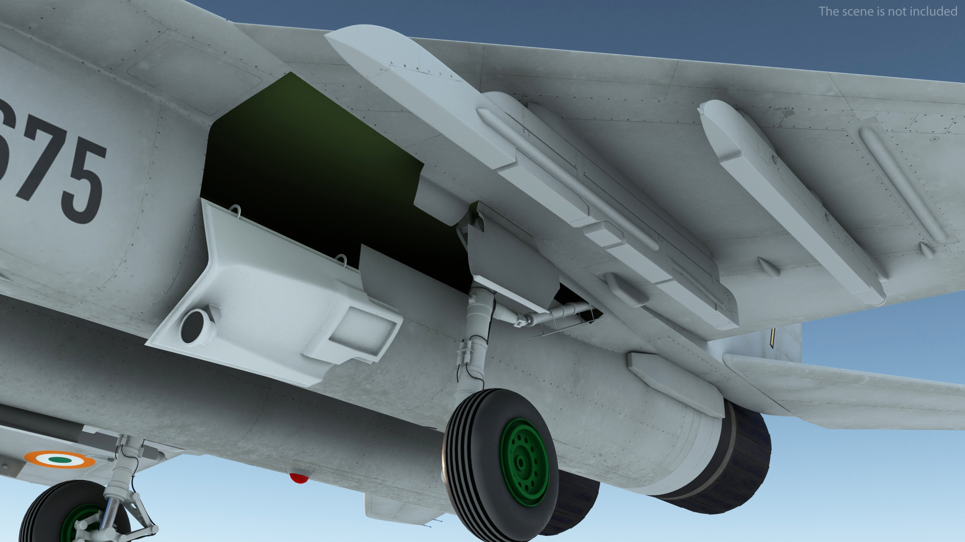 3D MiG 29 KUB Tandem Aircraft Indian Navy model