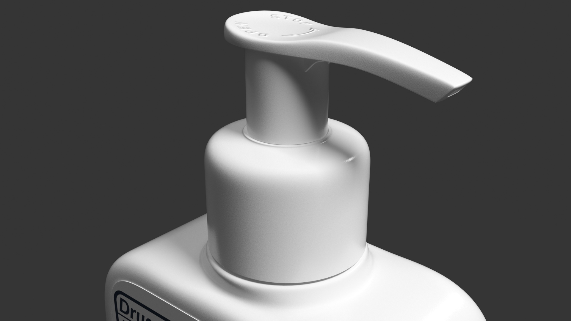 3D model CeraVe Cleanser Dispenser Bottle 236 ml Aquamarine