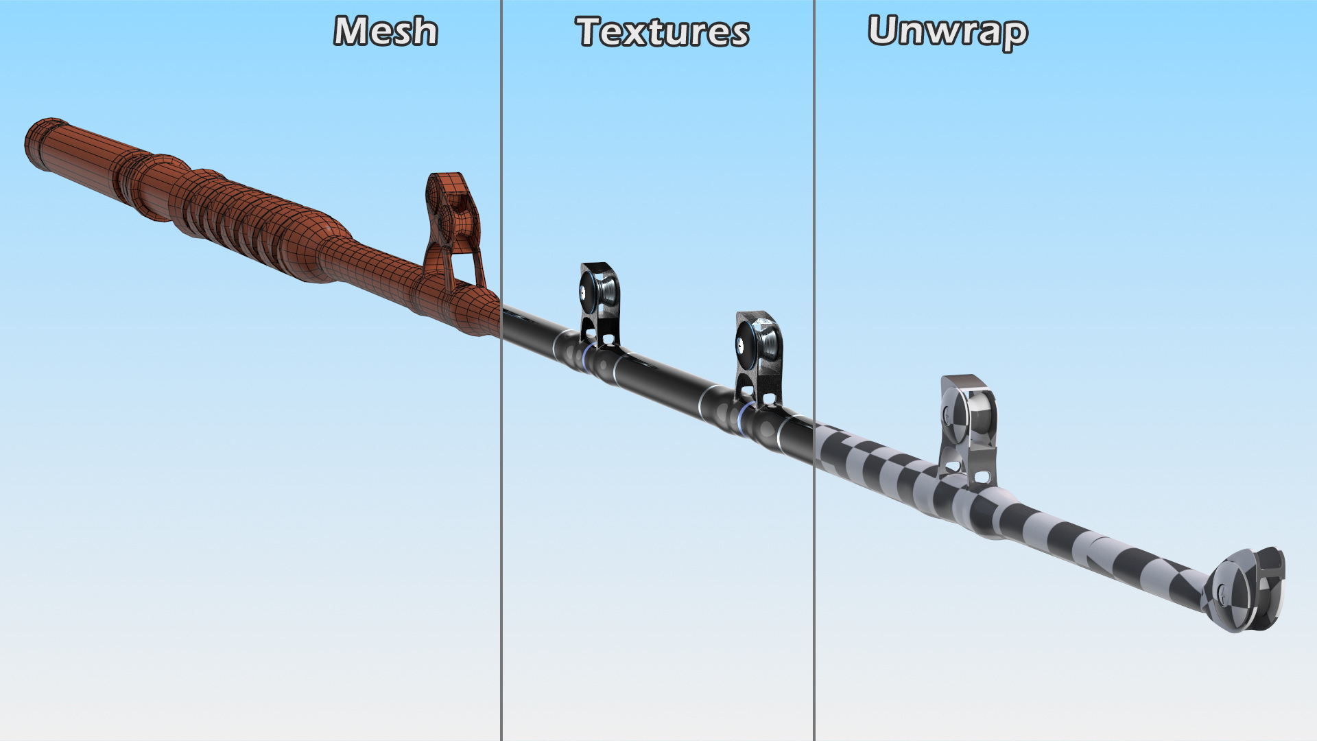 3D Fishing Rod