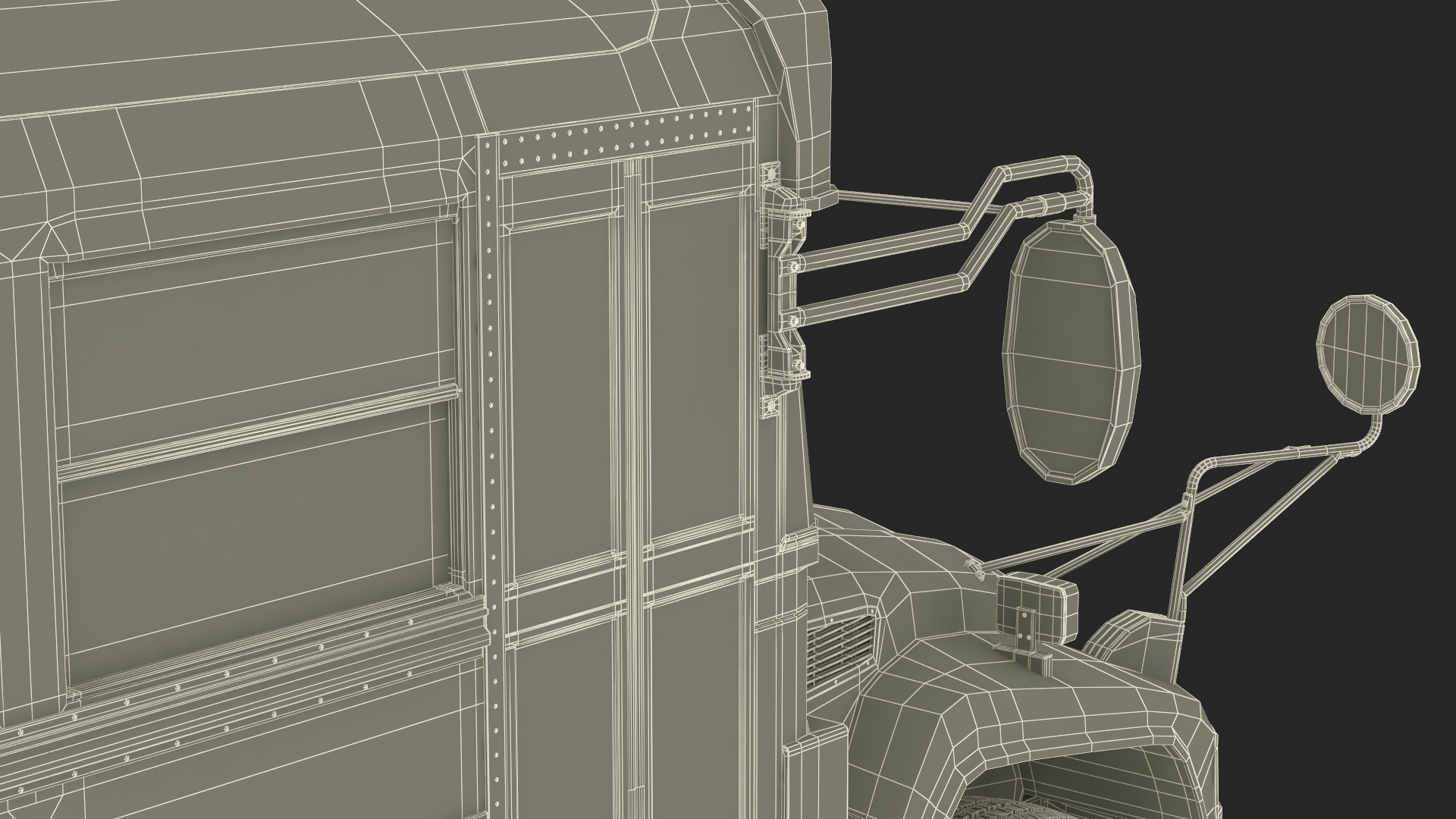 American School Bus 3D model