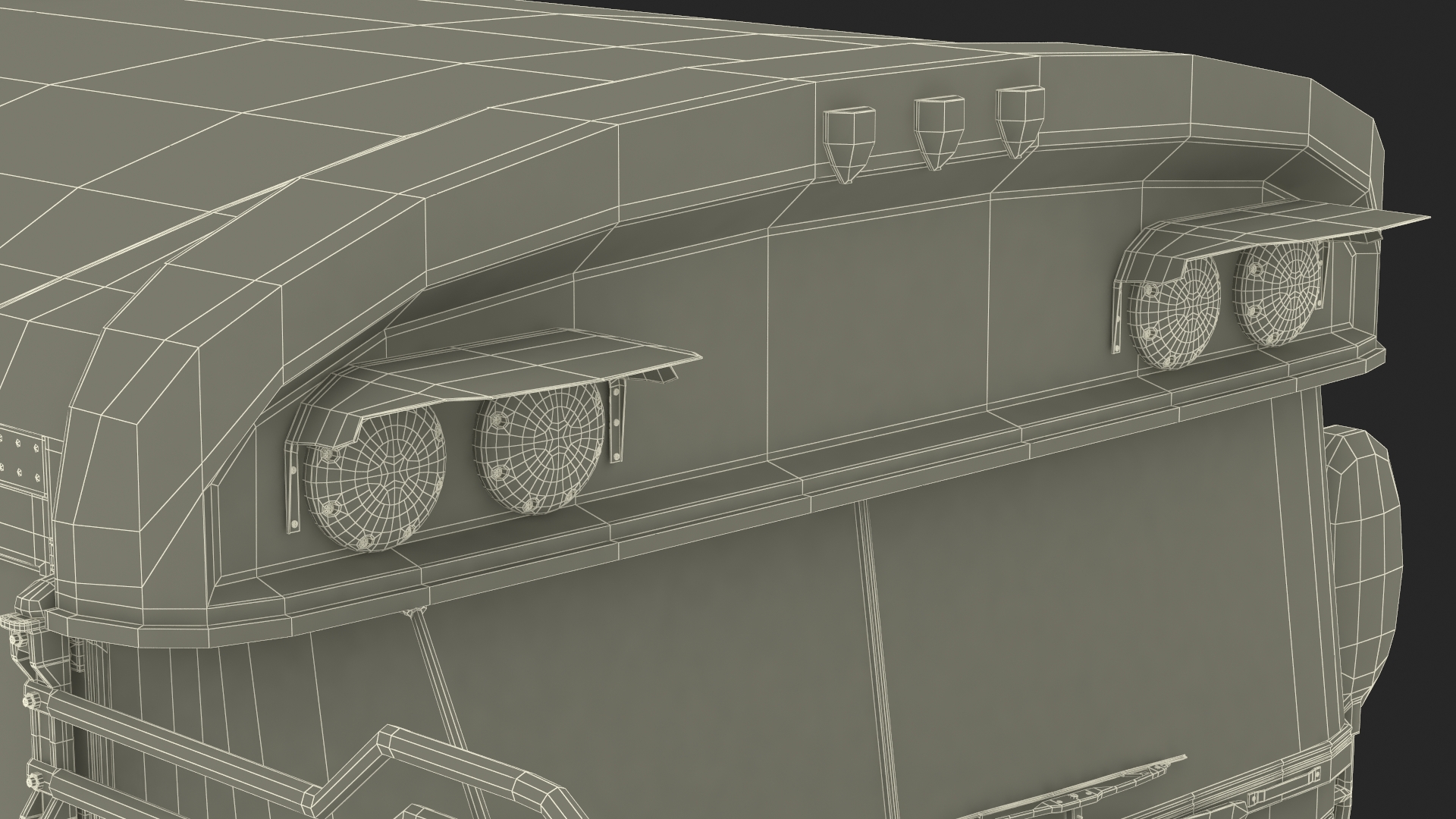 American School Bus 3D model