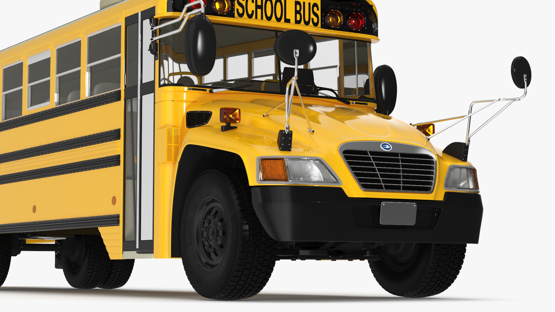 American School Bus 3D model