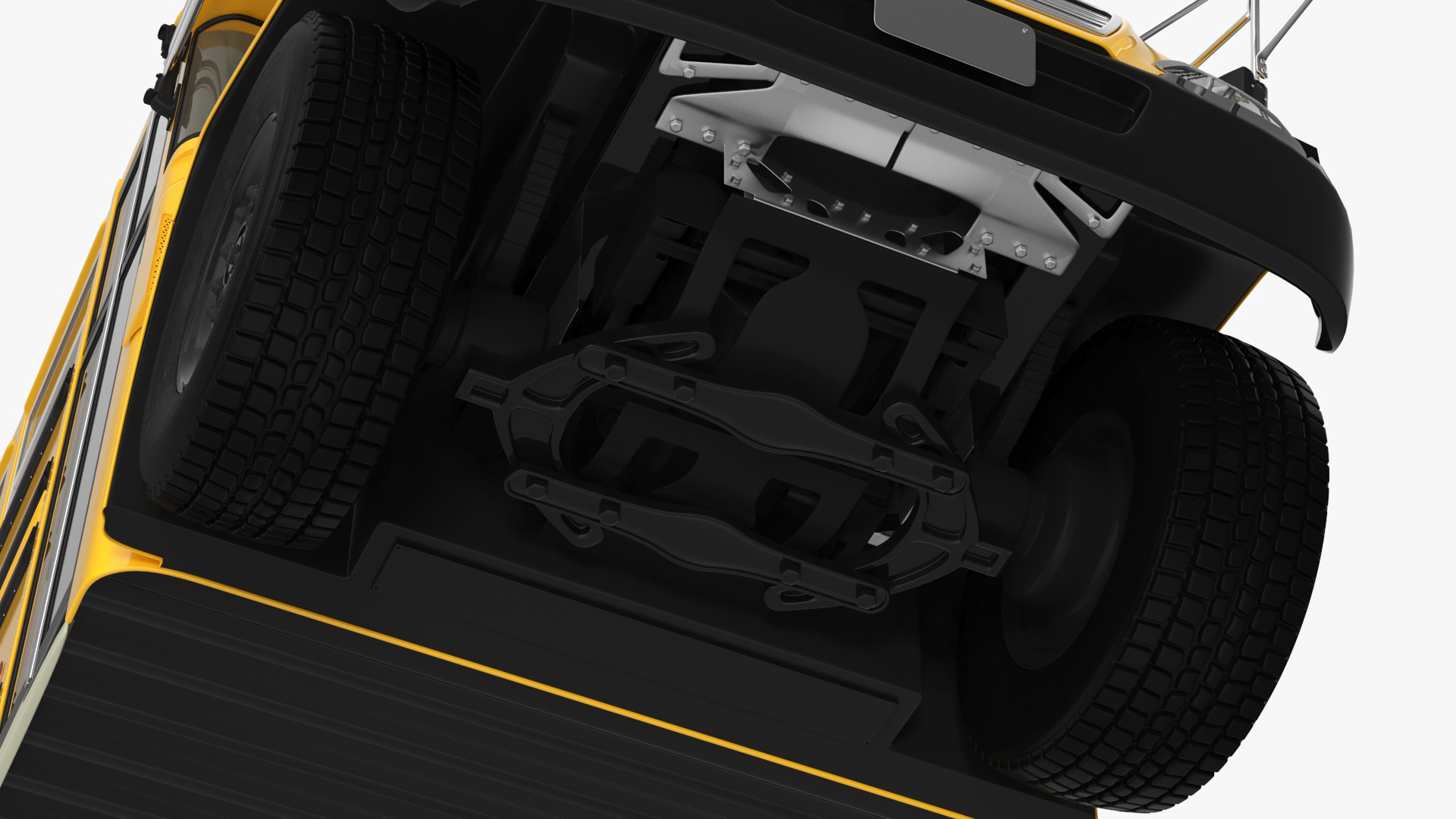 American School Bus 3D model