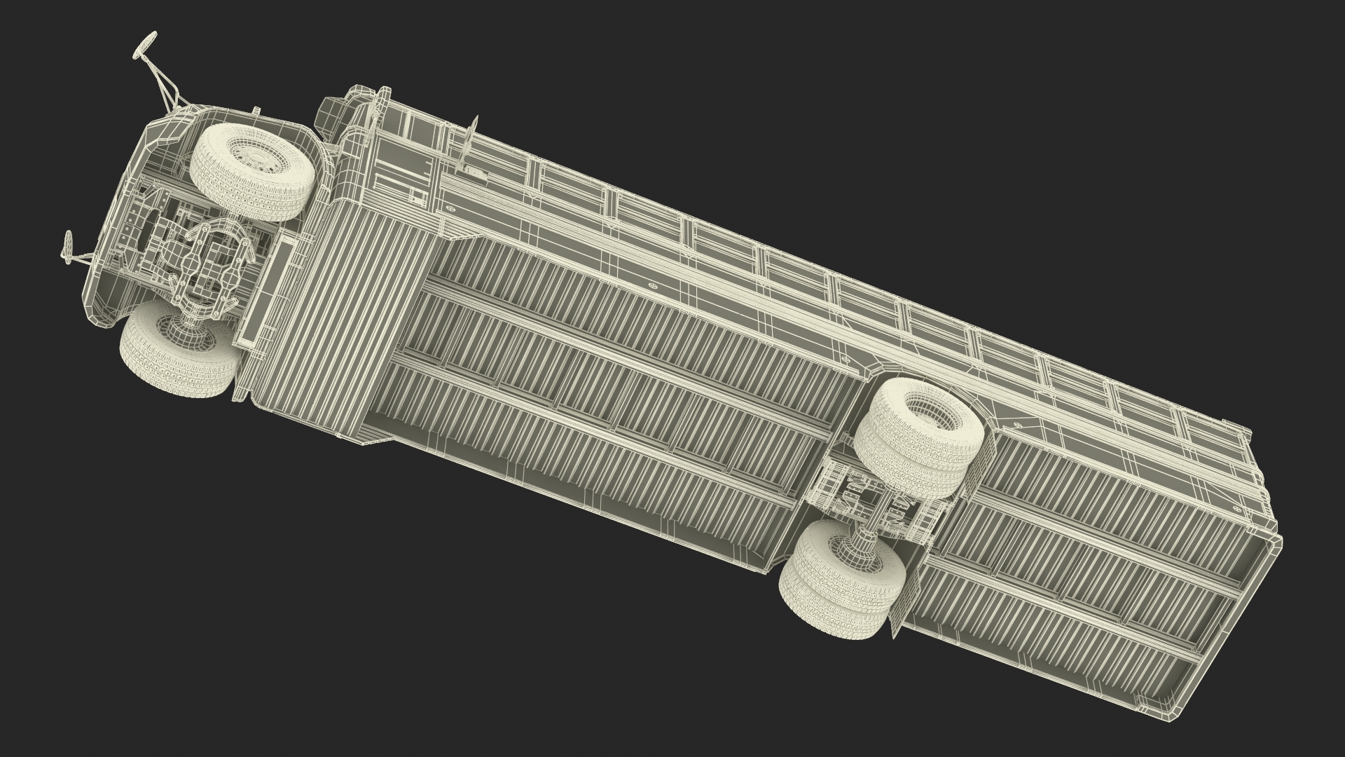American School Bus 3D model