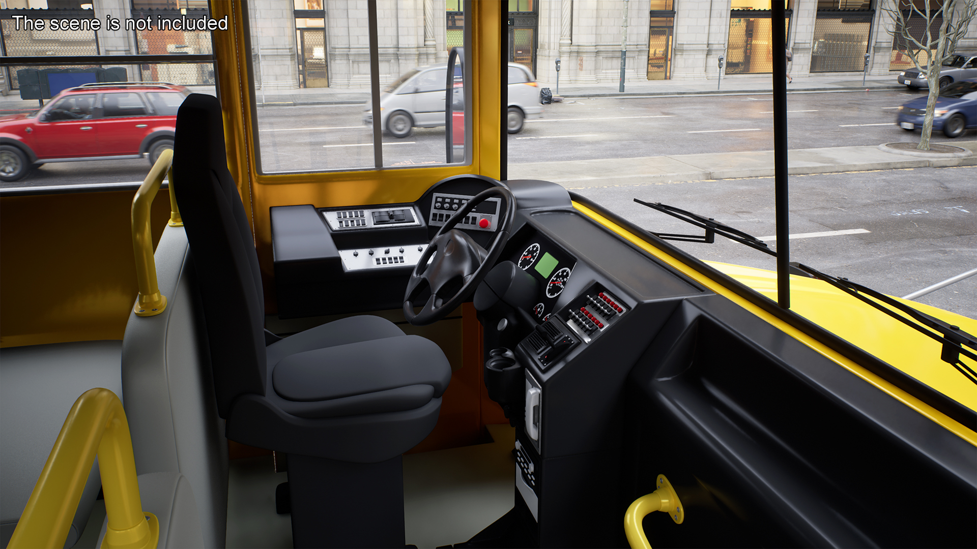 American School Bus 3D model