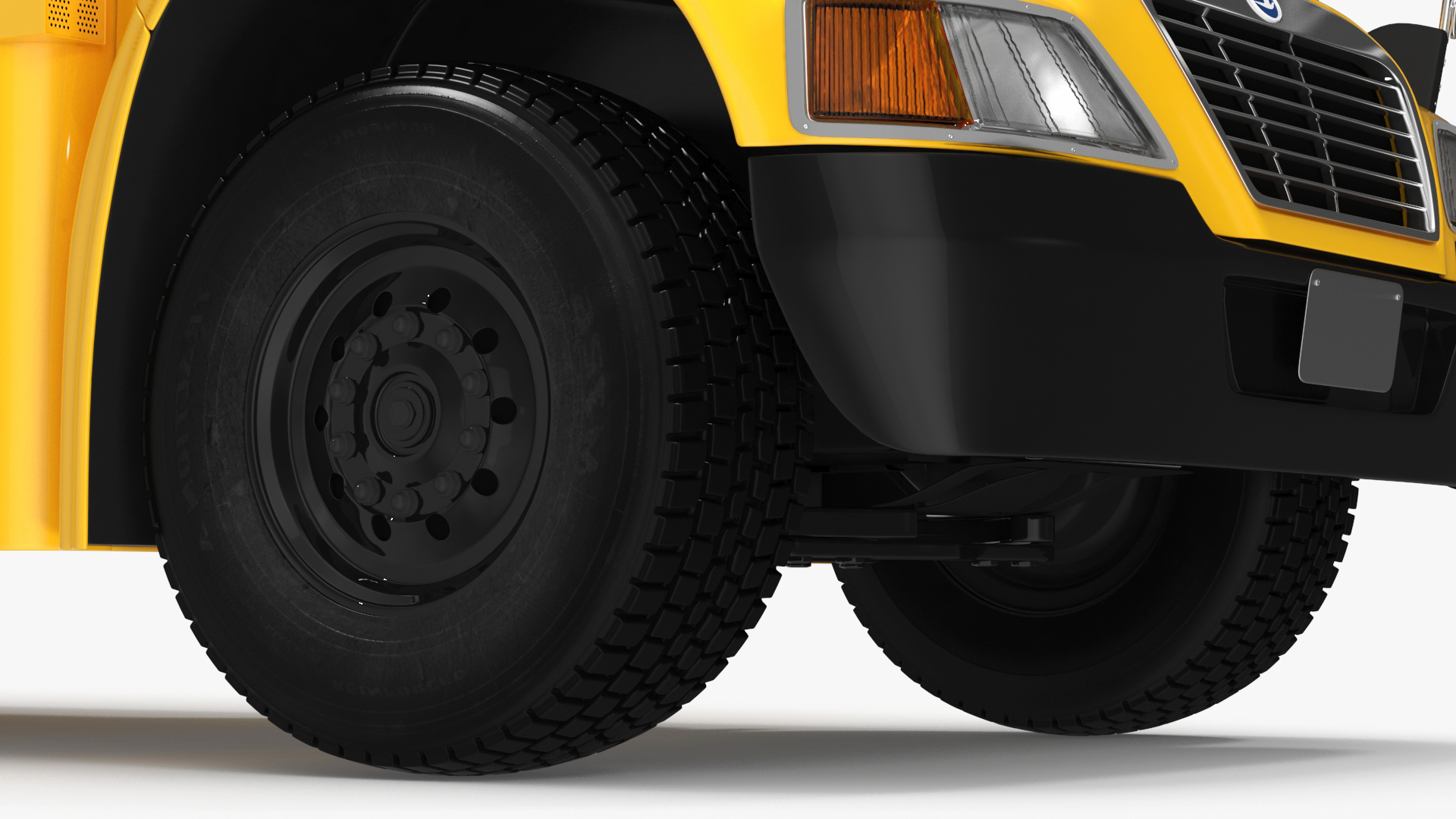 American School Bus 3D model