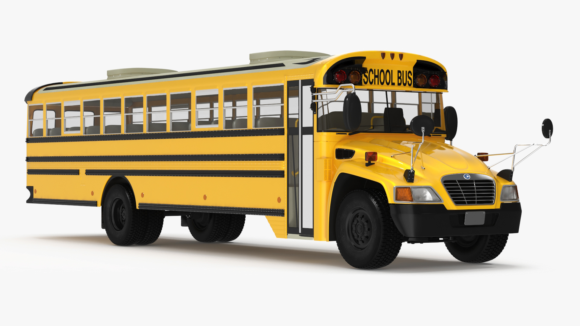 American School Bus 3D model