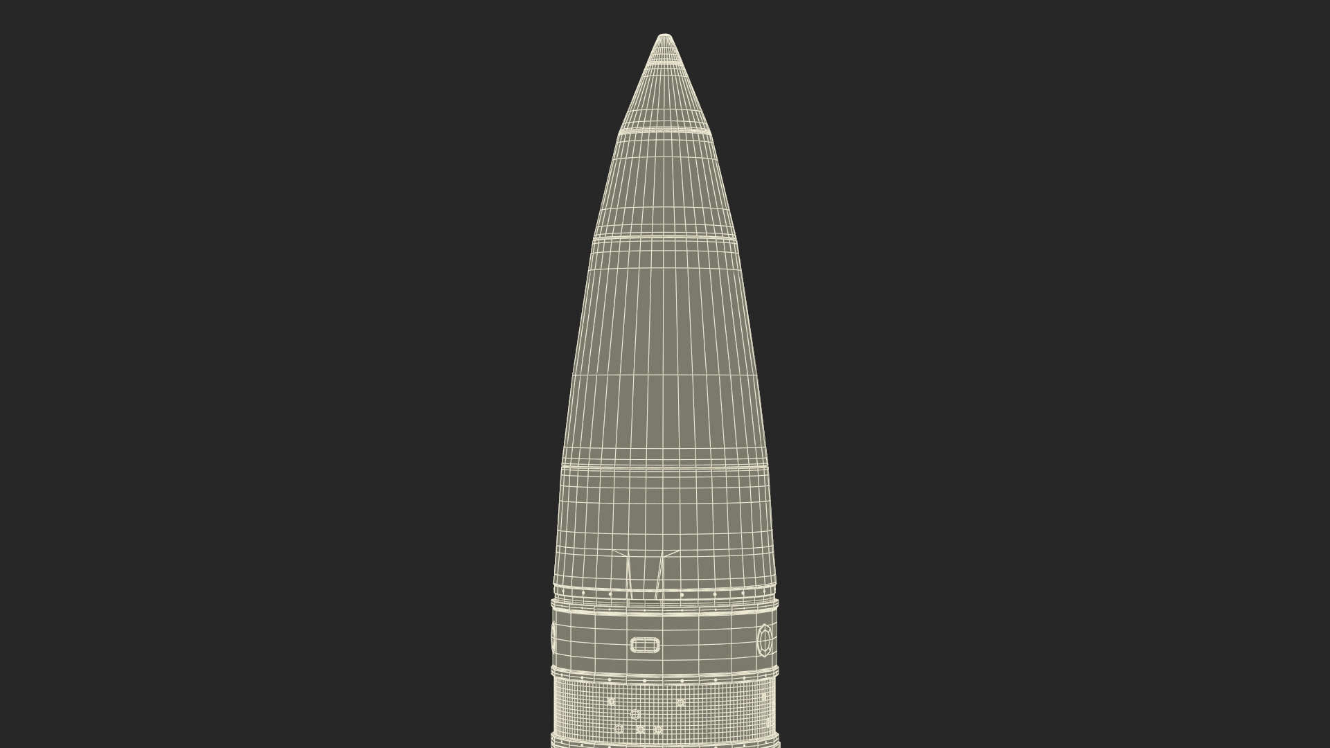 Ballistic Missile LGM-30G Minuteman 3 3D