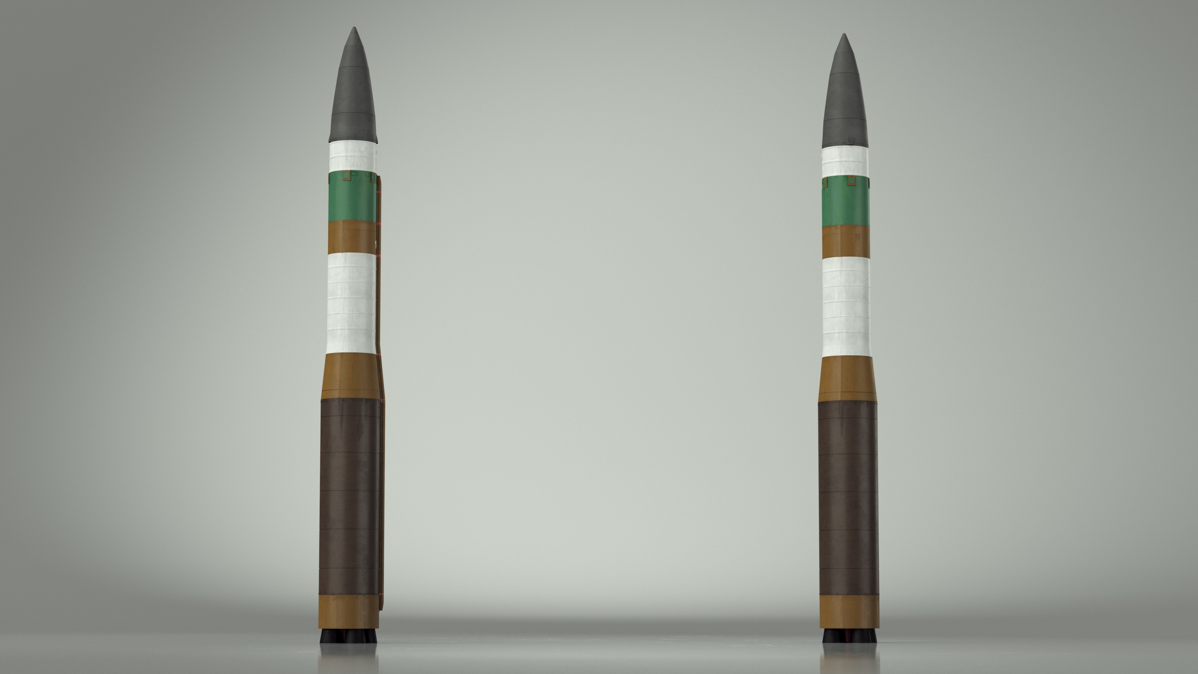Ballistic Missile LGM-30G Minuteman 3 3D