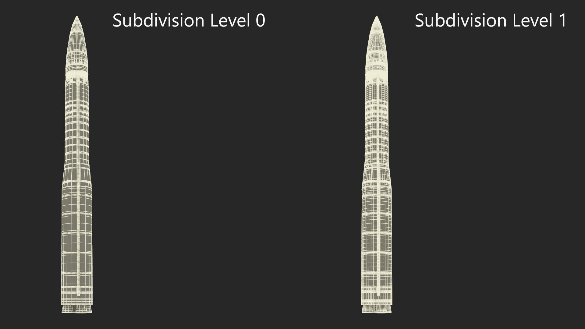 Ballistic Missile LGM-30G Minuteman 3 3D
