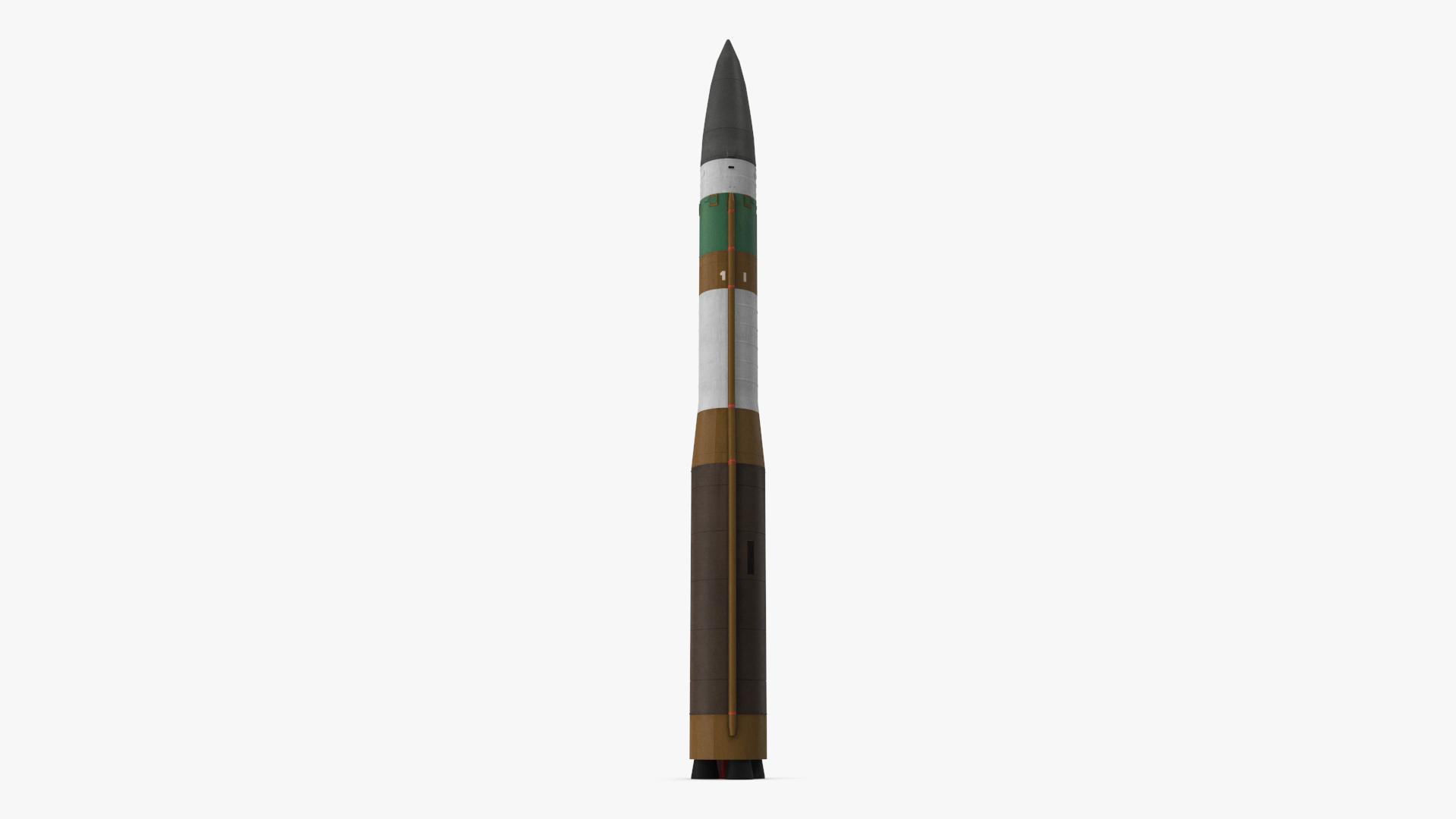 Ballistic Missile LGM-30G Minuteman 3 3D