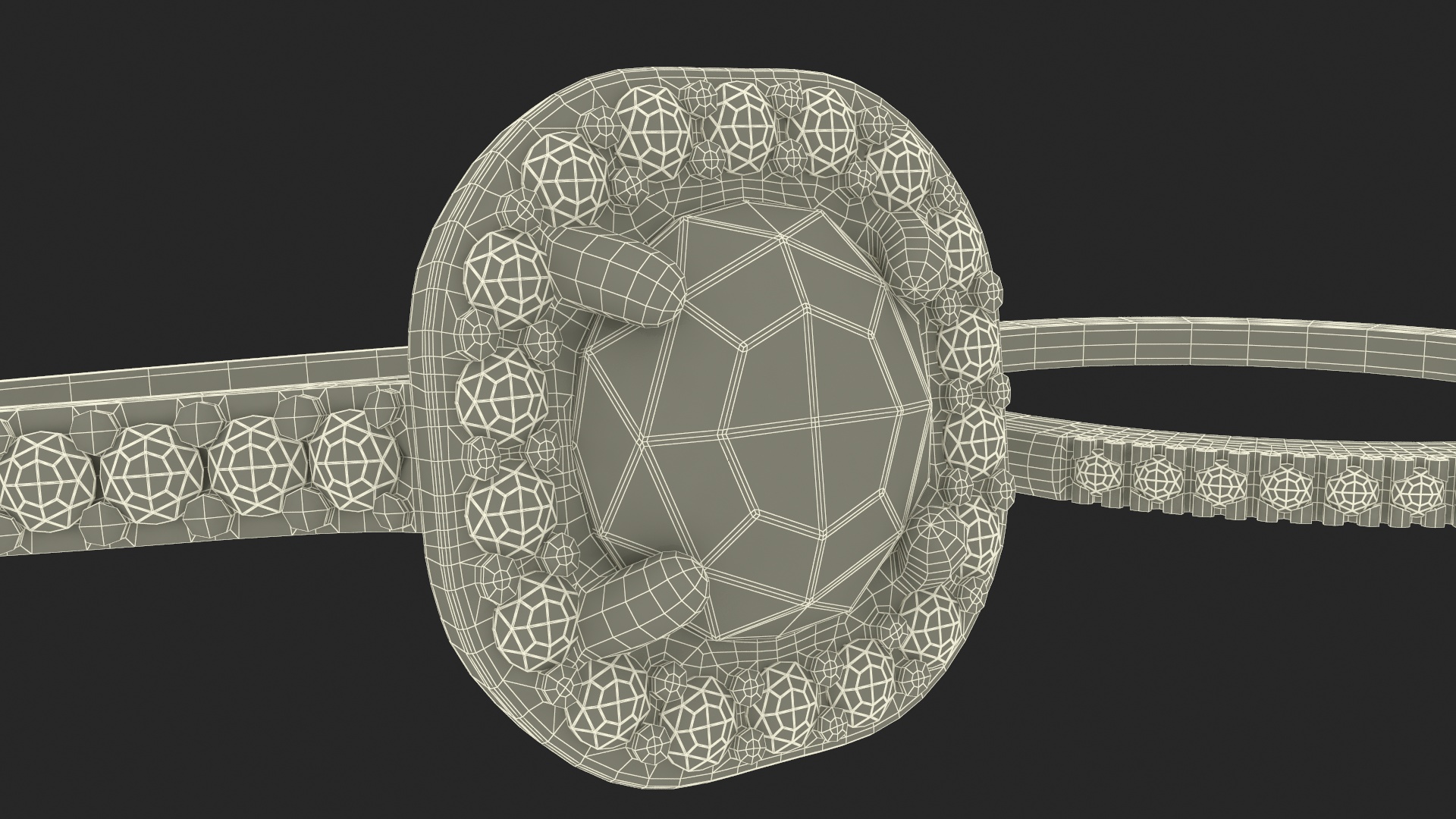 Engagement Rings Silver Color 3D model