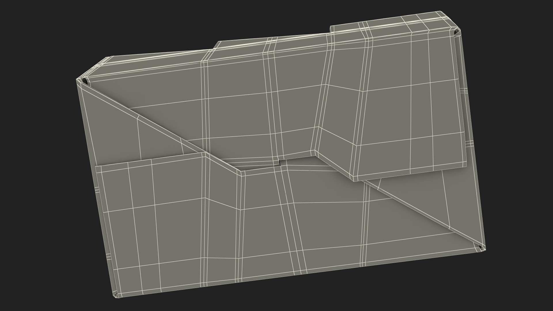 Cardboard Beer Bottle Carrier 3D model