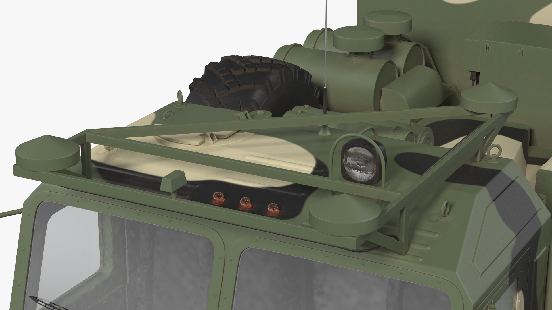 3D Multi Function Mobile Tracking Radar Vityaz 50R6 Camo model