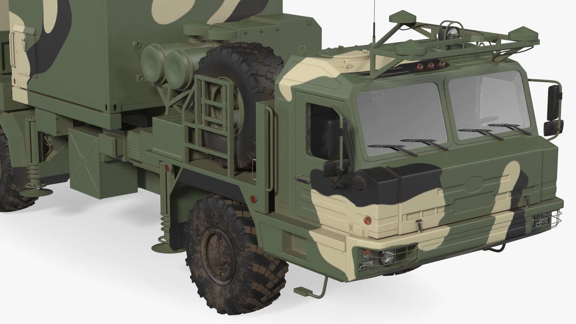 3D Multi Function Mobile Tracking Radar Vityaz 50R6 Camo model