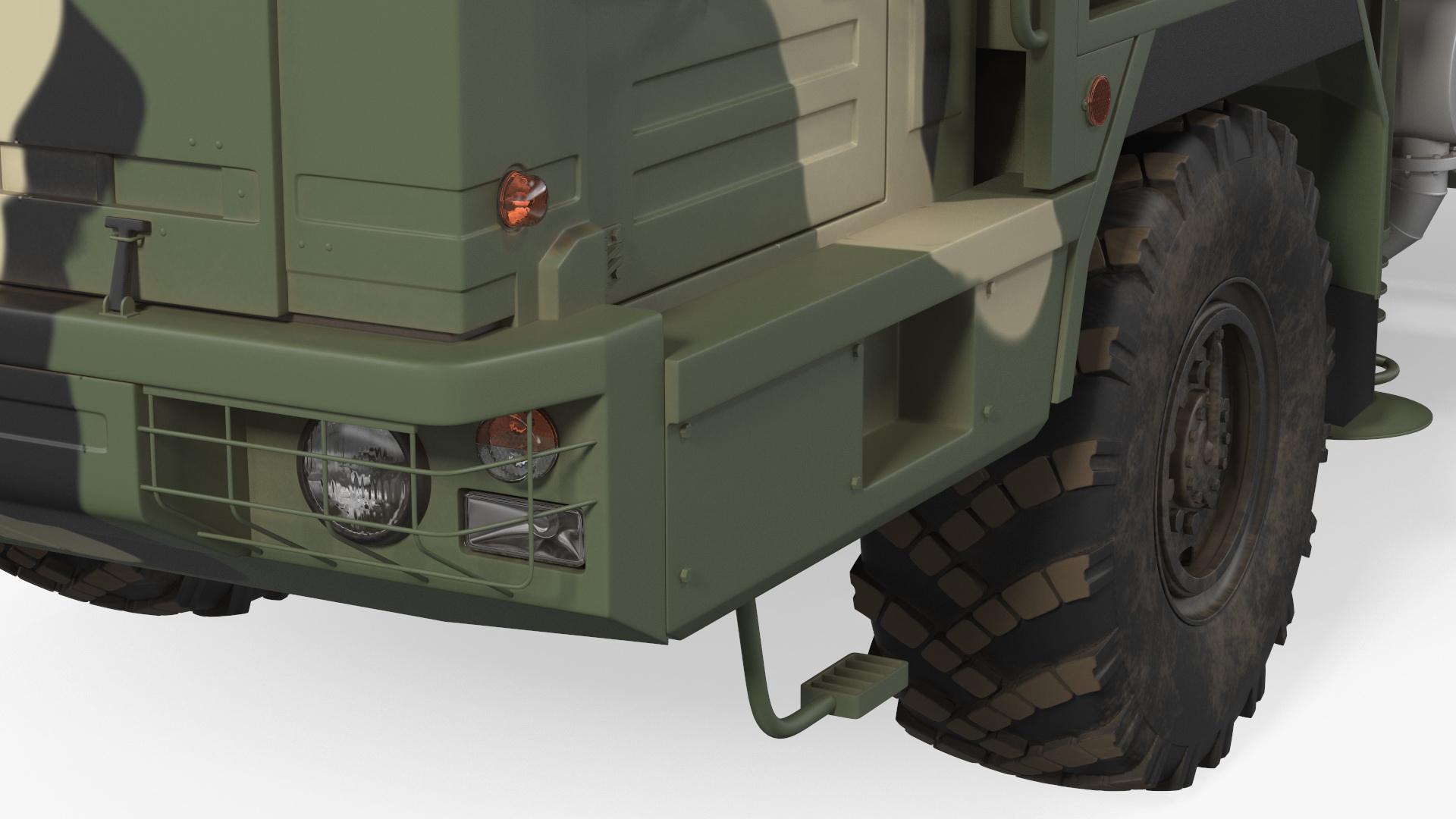 3D Multi Function Mobile Tracking Radar Vityaz 50R6 Camo model