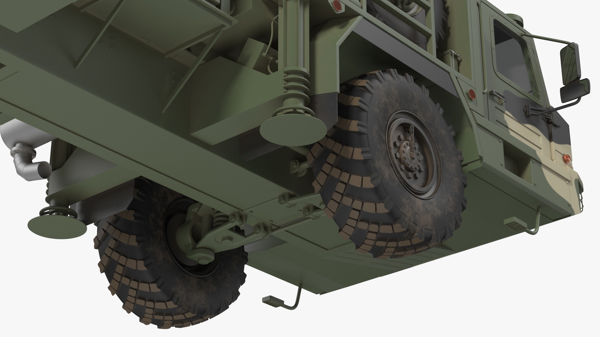 3D Multi Function Mobile Tracking Radar Vityaz 50R6 Camo model