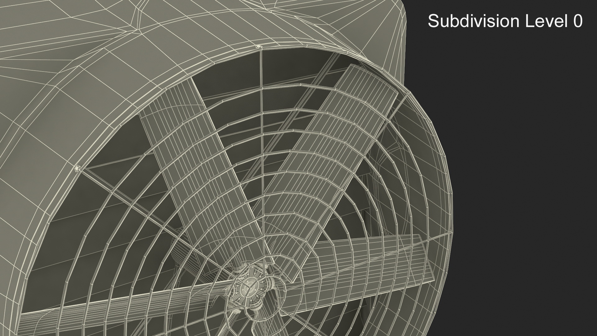 Roof Fan Module Old 3D model